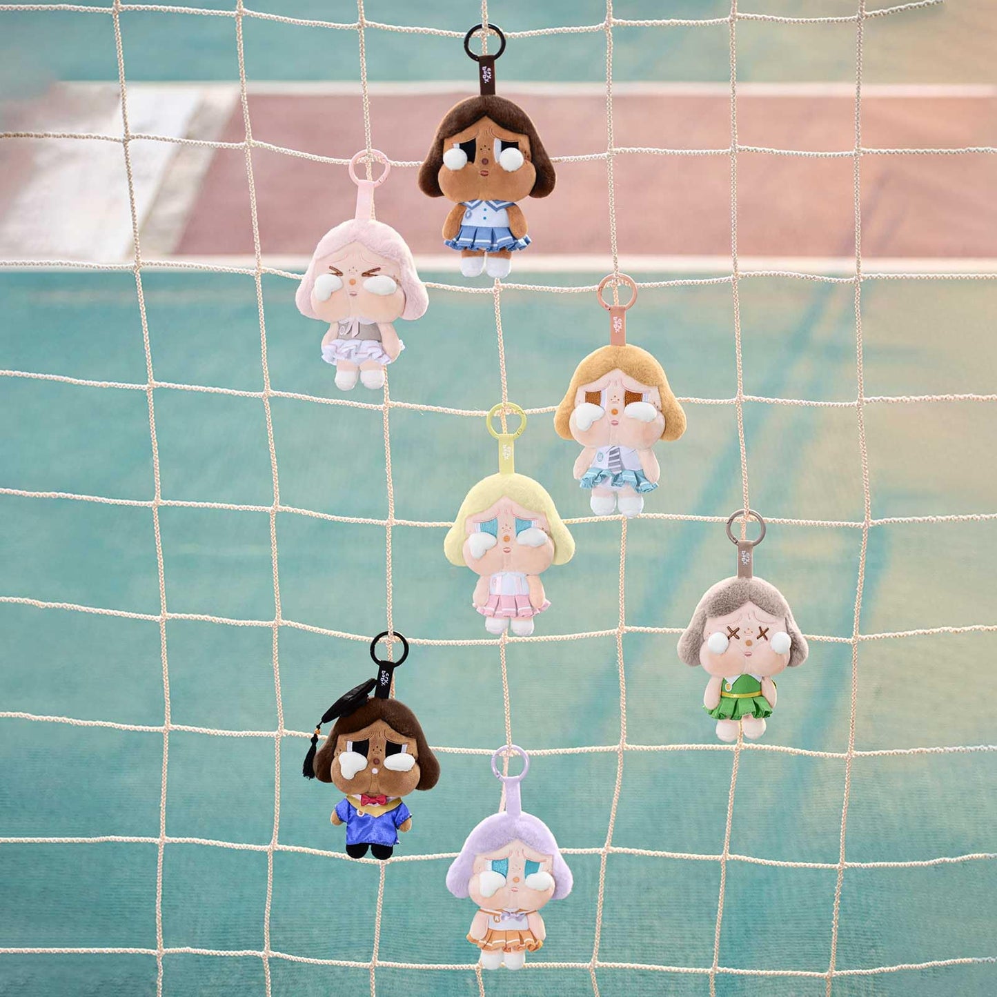 POP MART Crybaby Sunset Concert Series-Plush Pendant Blind Box, Crybaby Blind Box Figures, Random Design Action Figures Collectible Toys Home Decorations, Holiday Birthday Gifts, Single Box