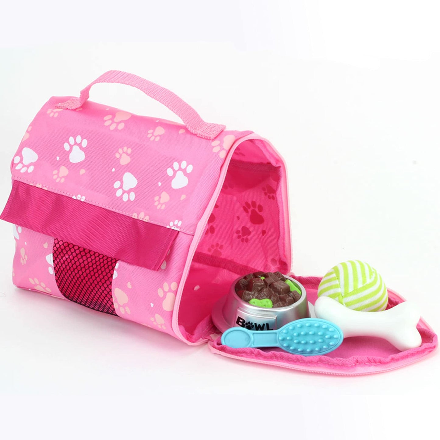 Sophia's 18" Doll Pet, Golden Puppy & Accessories of 10Piece