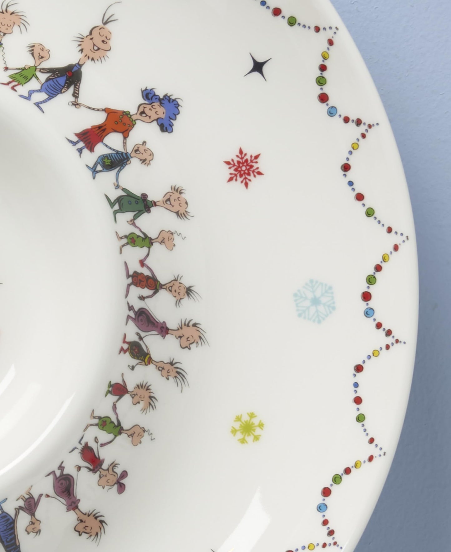 Lenox 898096 Merry Grinchmas Chip & Dip Bowl, Christmas Dishes, Festive Holiday Serveware