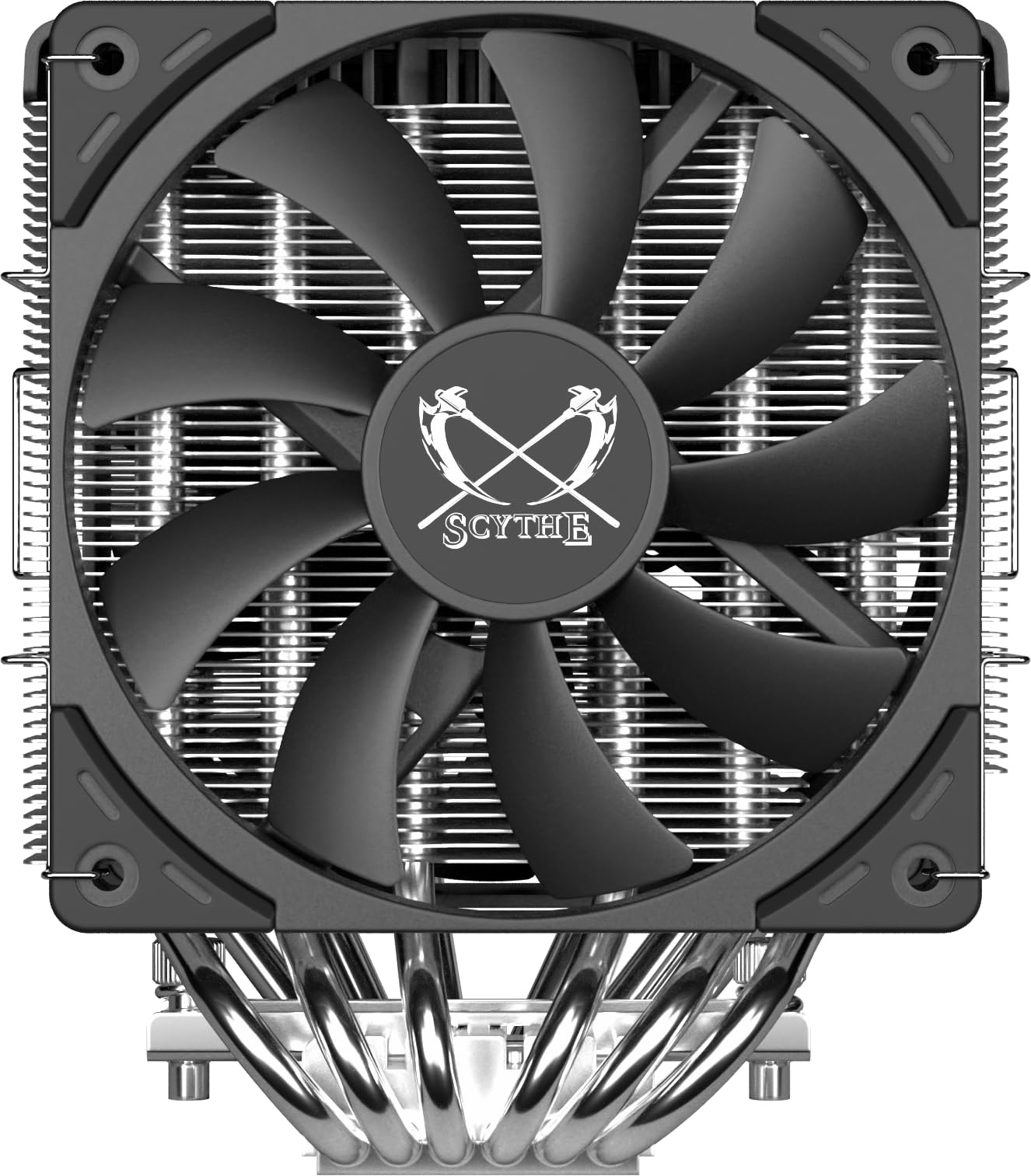 Size SCYTHE FUMA3 Twin Tower Side Flow CPU Cooler with Double Reverse Type Fan