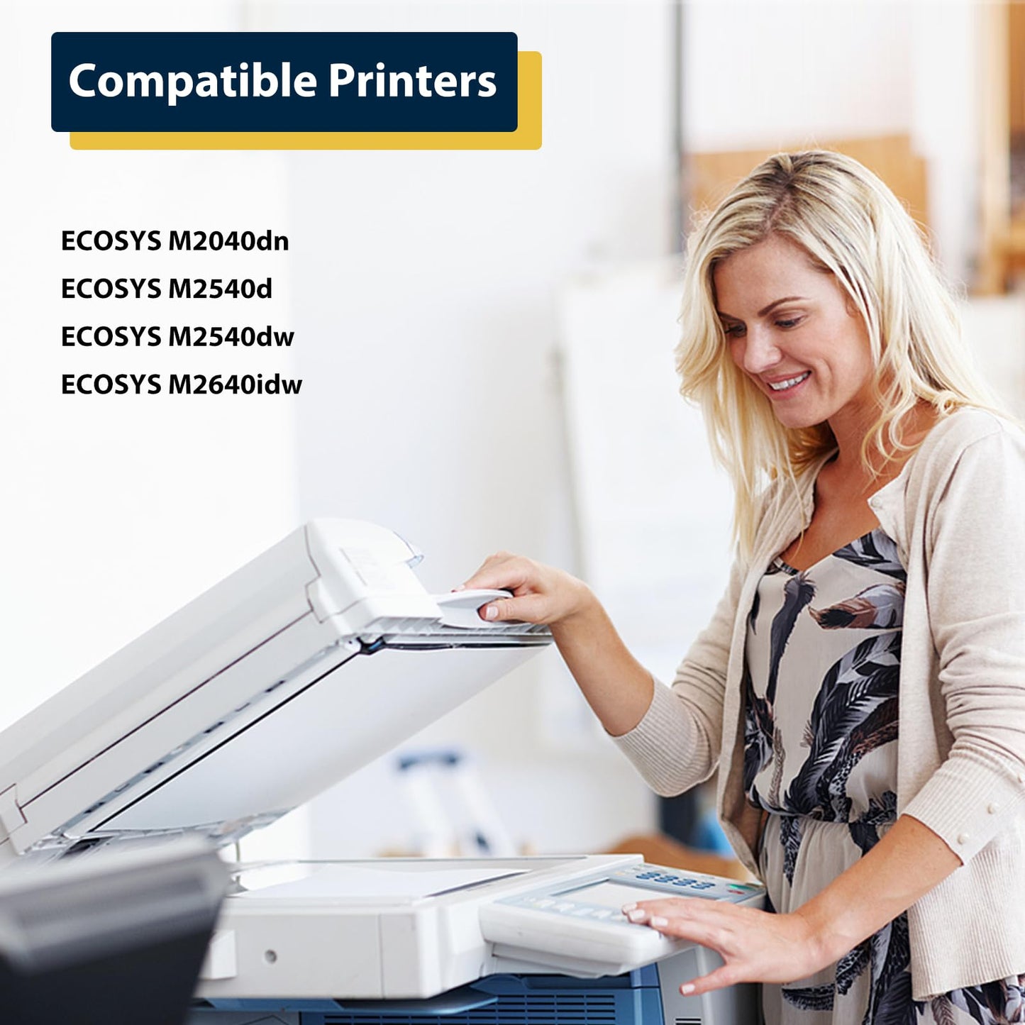 APRONE TK-1172 TK1172 Black Toner Cartridge Compatible for Kyocera TK 1172 for ECOSYS M2040dn M2540d M2540dw M2640idw Printers (7200 Pages, 2-Pack)
