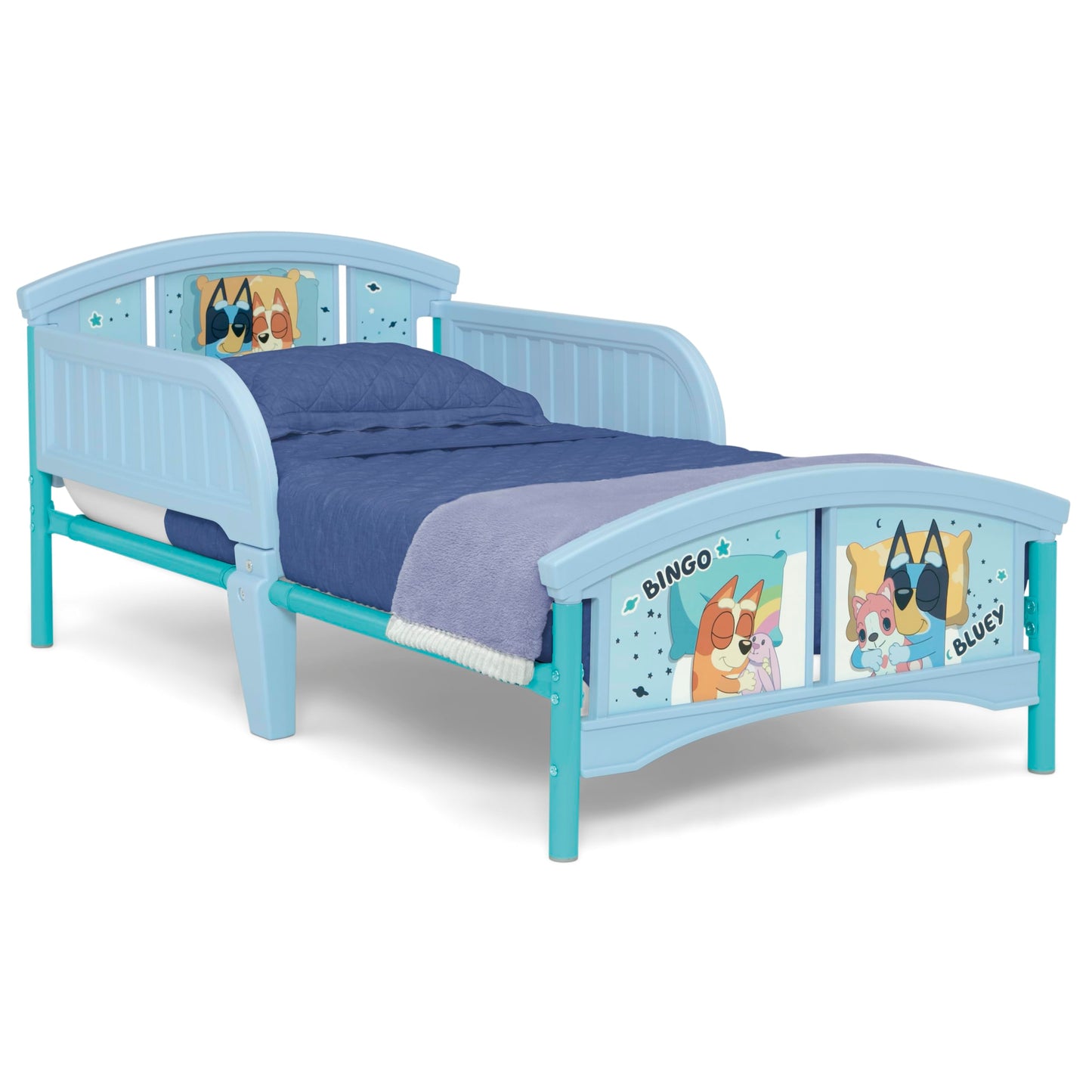 Delta Children Plastic Toddler Bed, Bluey