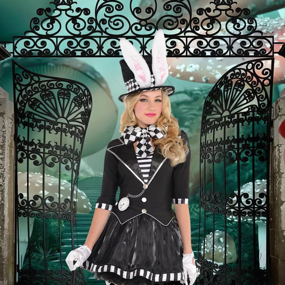 Amscan Dark Mad Hatter Costume - Girls Large - 12-14,1 Pc