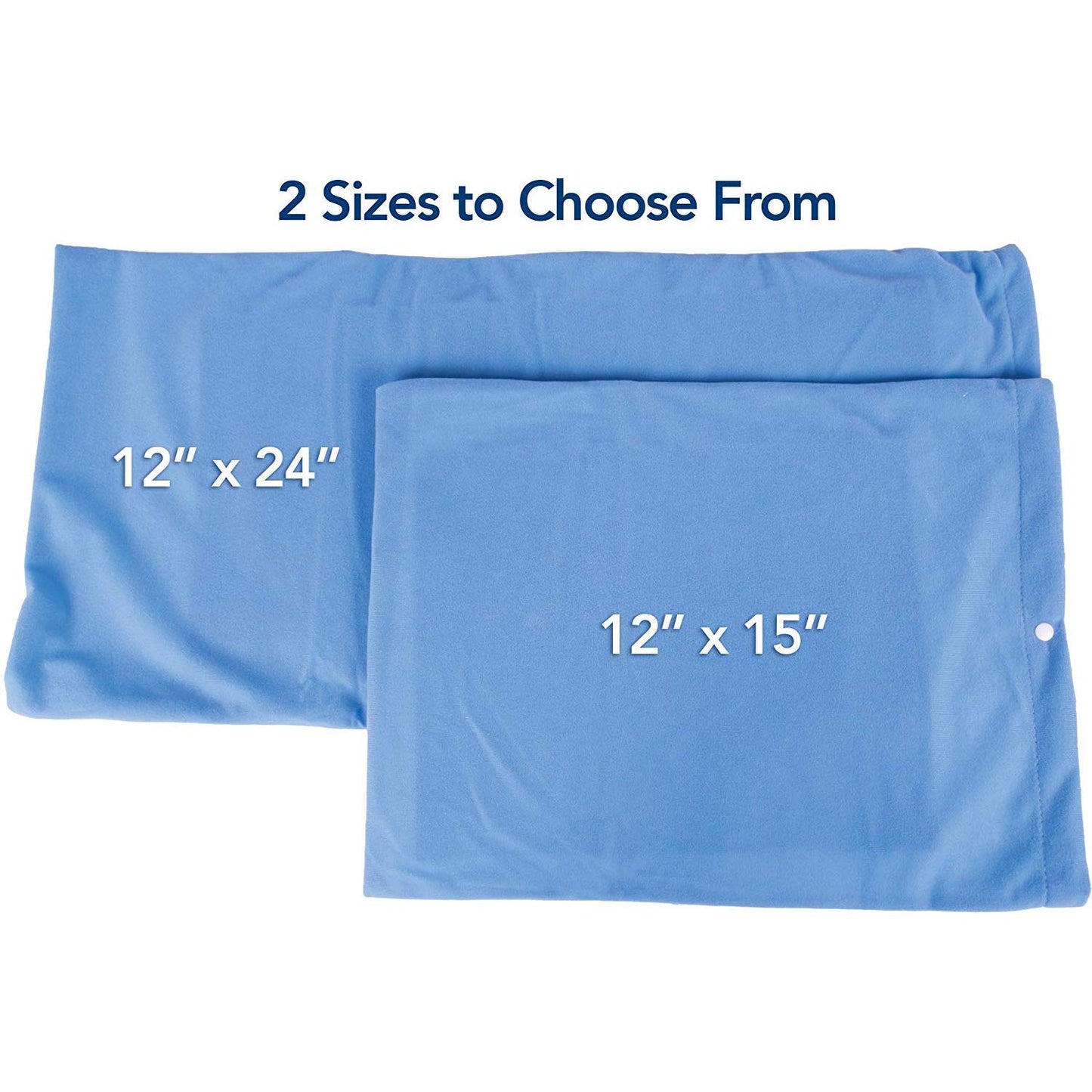 Thera-Med Professional HP1224 Electric Heating Pad and Moist Heating Pad with Auto Shut Off, 12" Width, 24" Length, Blue