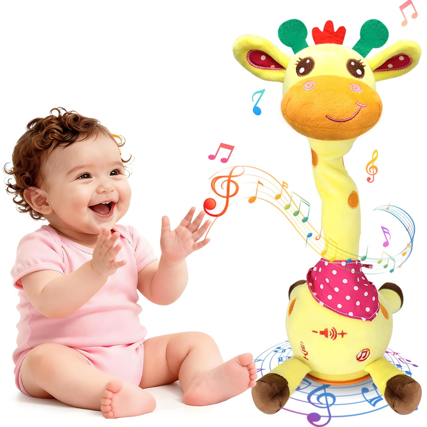 Hunfur Recording Talking Giraffe Plush Toy