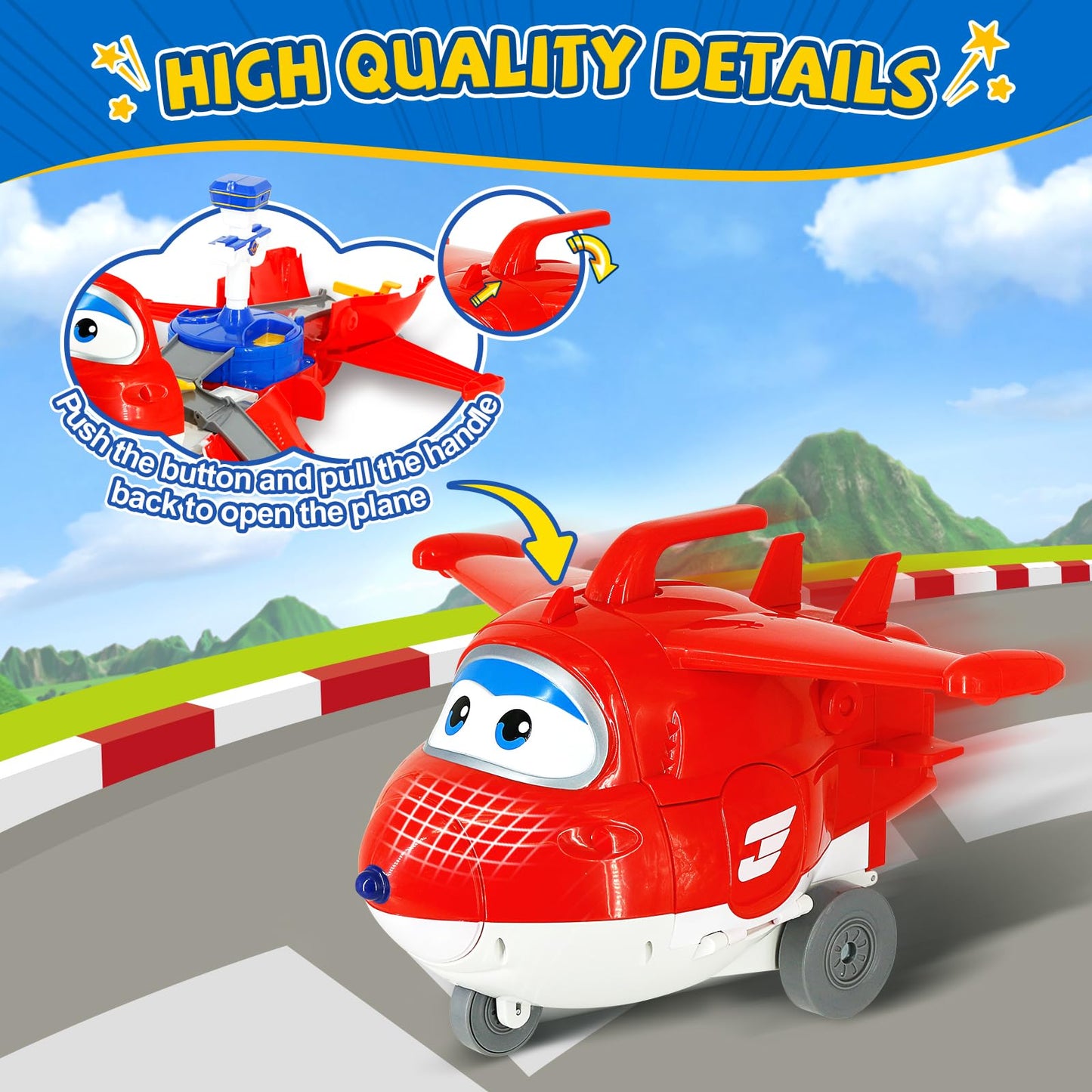 Super Wings – Jett’s Takeoff Tower Playset