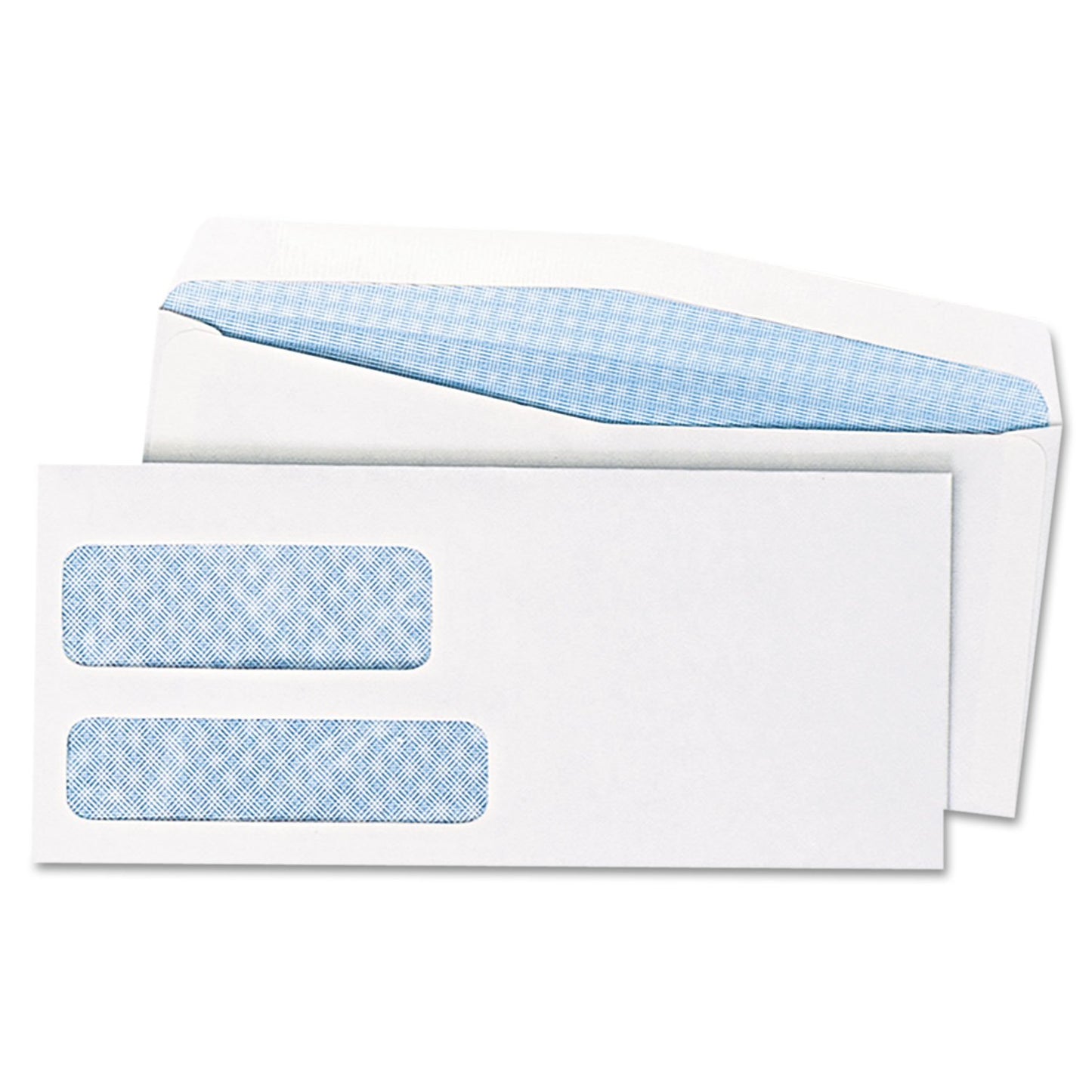 Quality Park 24550 Dbl Wndw Envelopes, No.10,Invoice, 4-1/8-Inch x9-1/2-Inch, 500/BX,WE
