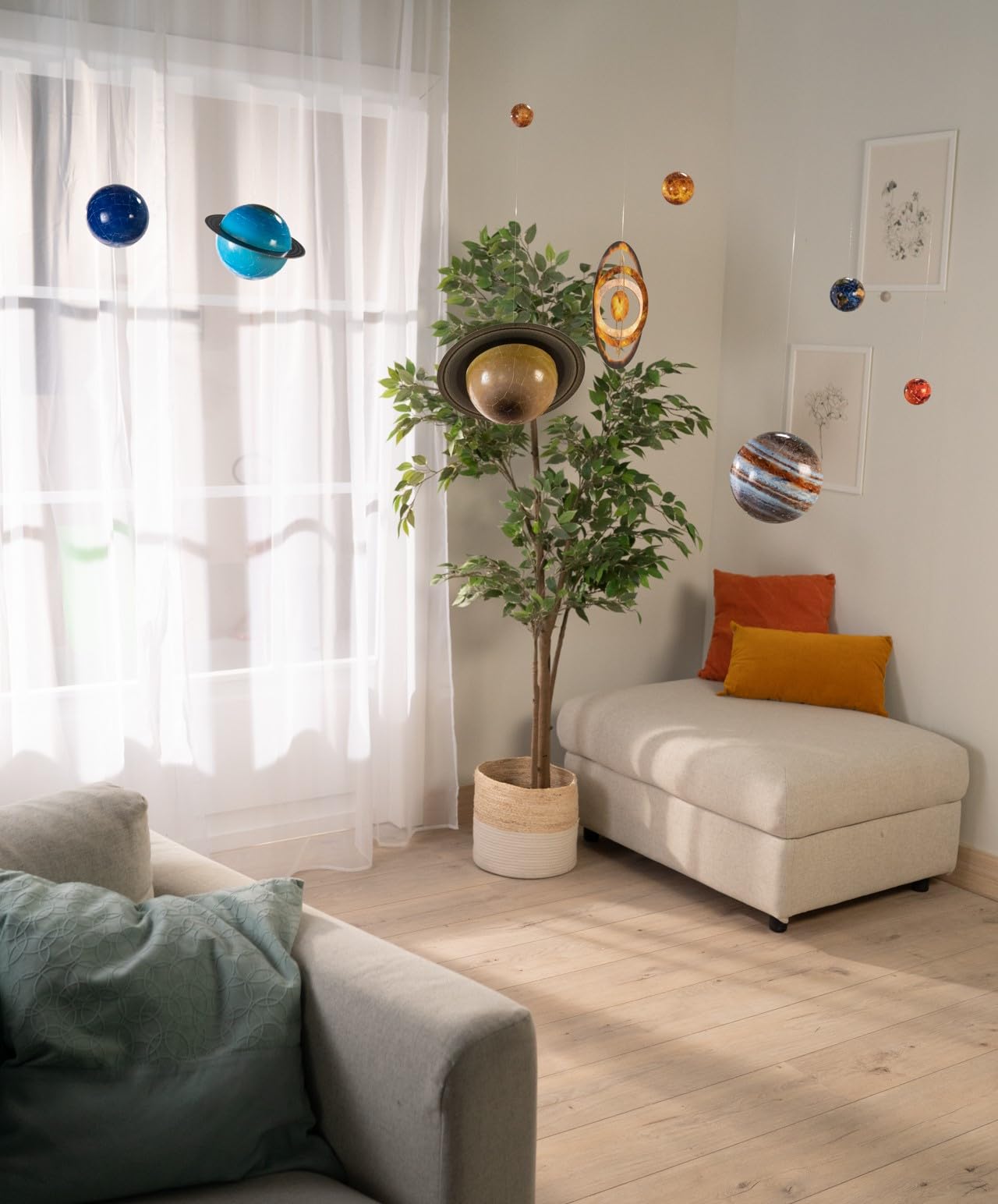 Ravensburger Solar System 540 Piece - 9 Planet 3D Jigsaw Puzzle Set for Kids & Adults | Easy Click Technology | Durable Material | Add a Splash of Color to Your Room Ages - No. 11668