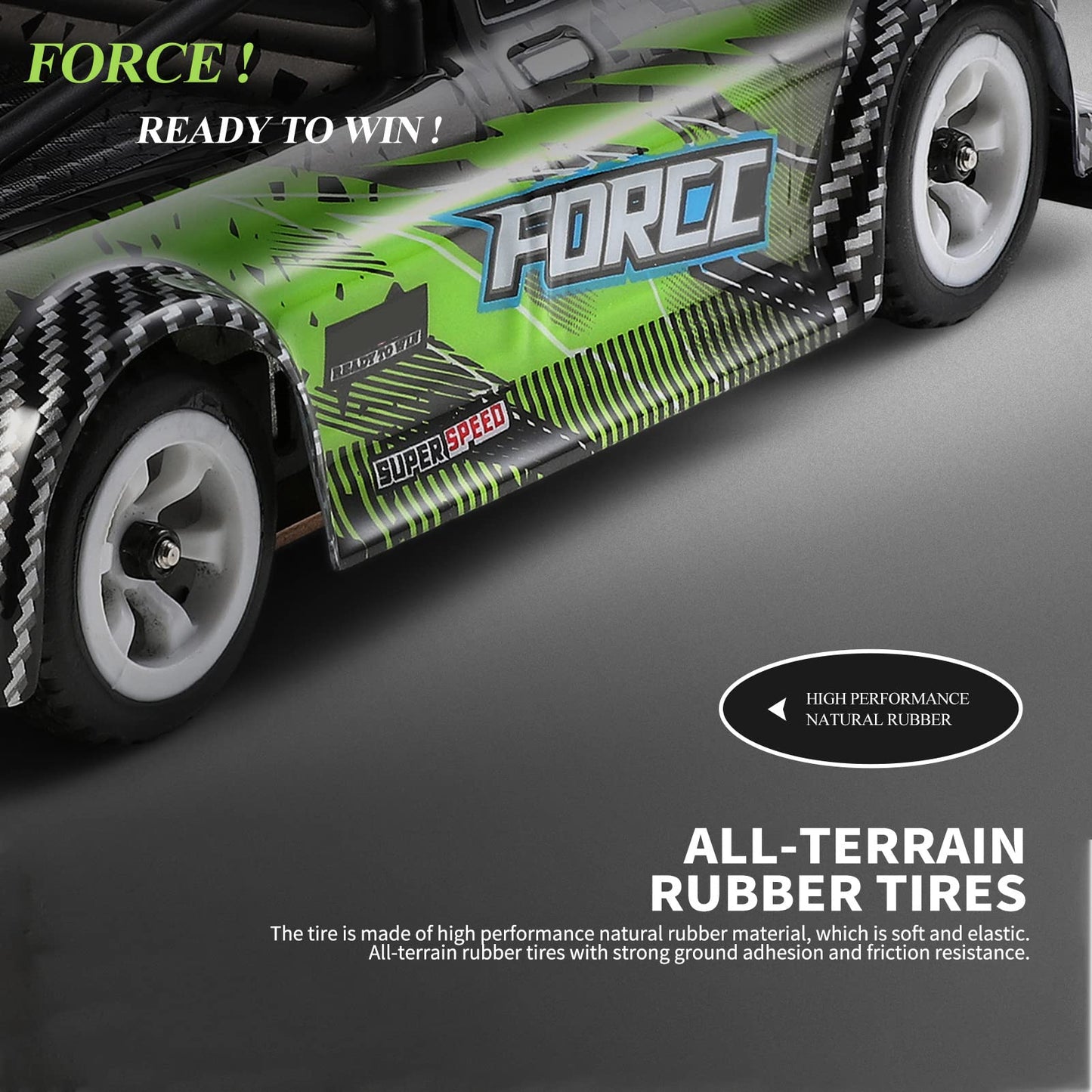 GoolRC WLtoys 284131 RC Drift Car, 1:28 Scale 4WD 30KM/H High Speed Electric Drifting Car RTR, Metal Chassis, 2 Batteries for Adults