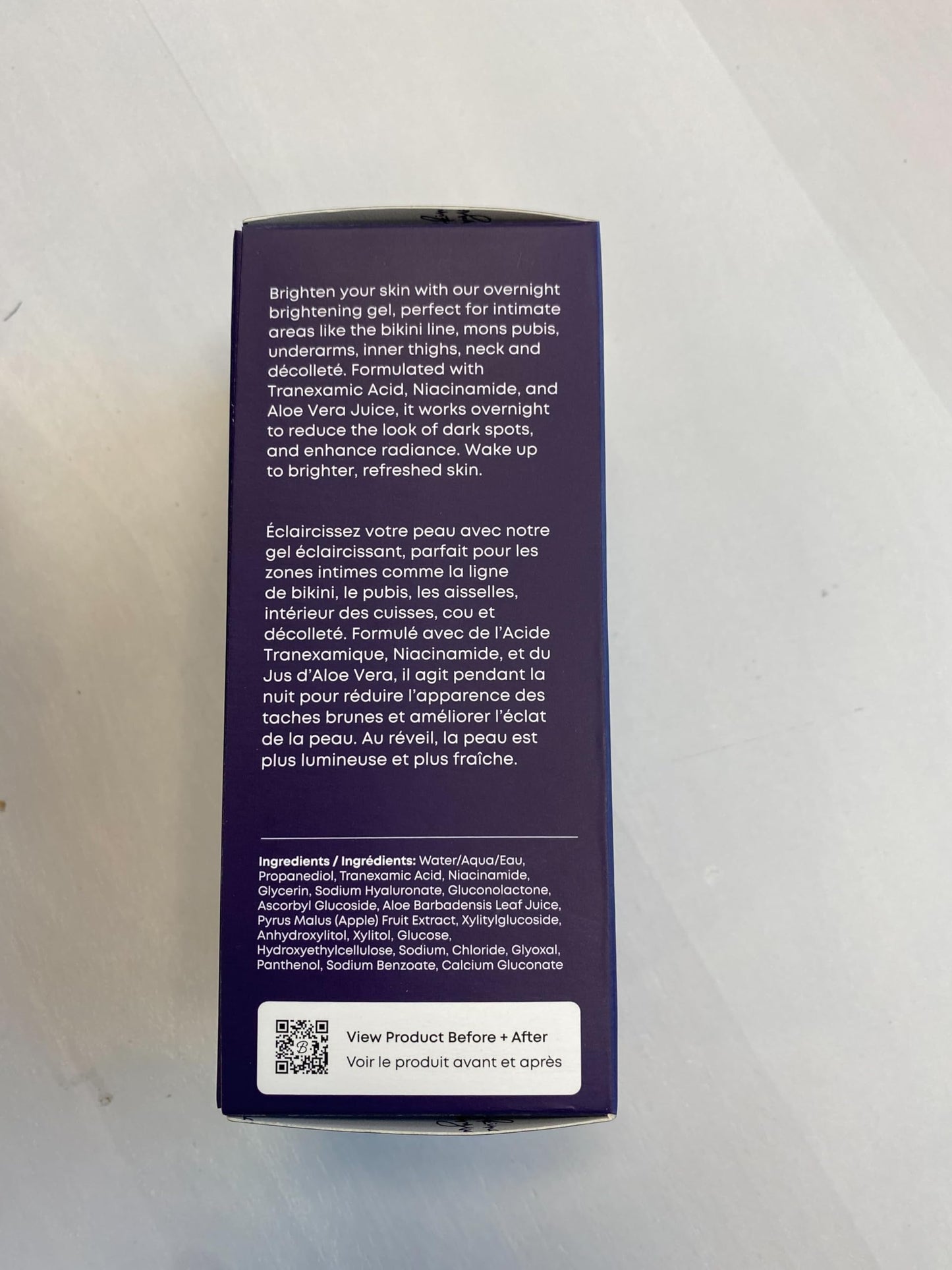 Bushbalm Brightening Routine Bundle - After Dark Brightening Gel & Radiant Reset Exfoliating Pads for Underarm, Bikini Line & Intimate Areas - TXA, Niacinamide and Aloe Vera - Fragrance-Free