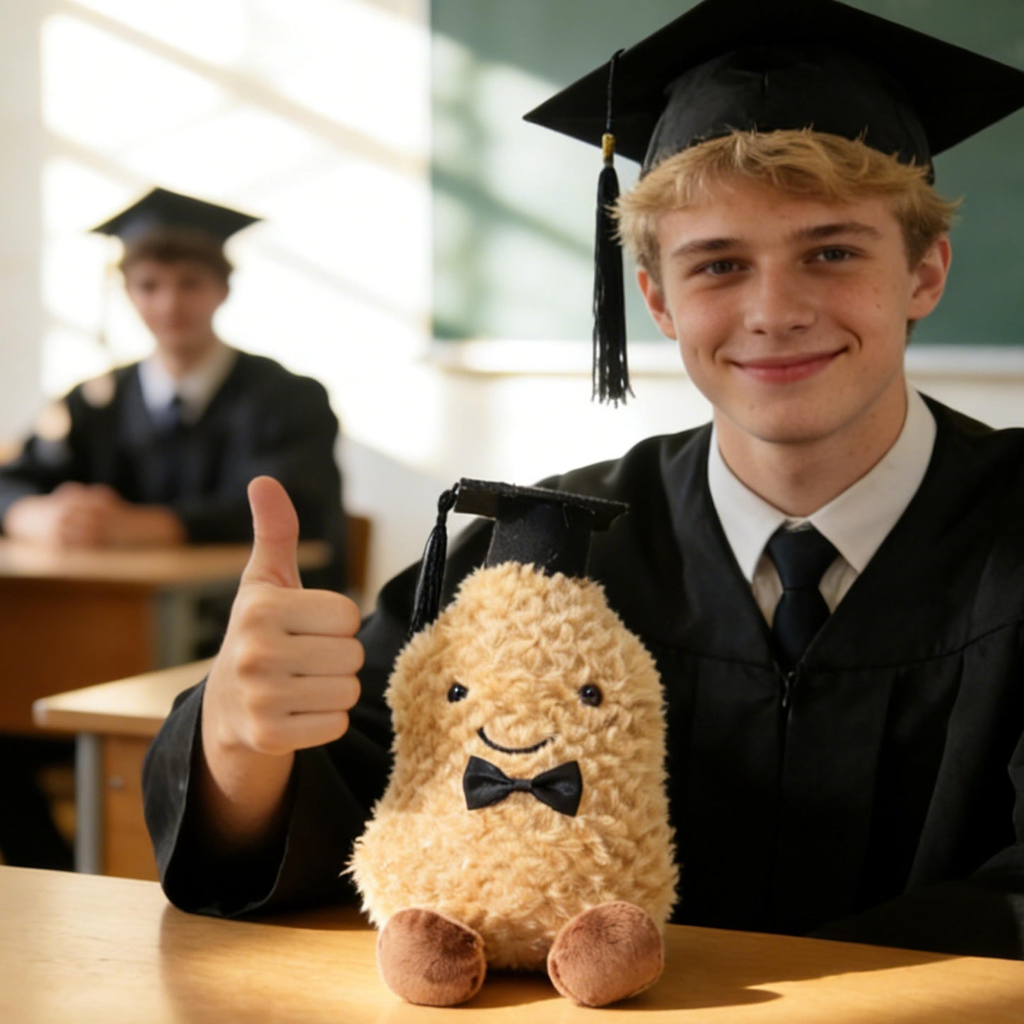 Graduation Souvenirs and Decorations—Suitable for Graduation Ceremonies and Parties (Khaki)