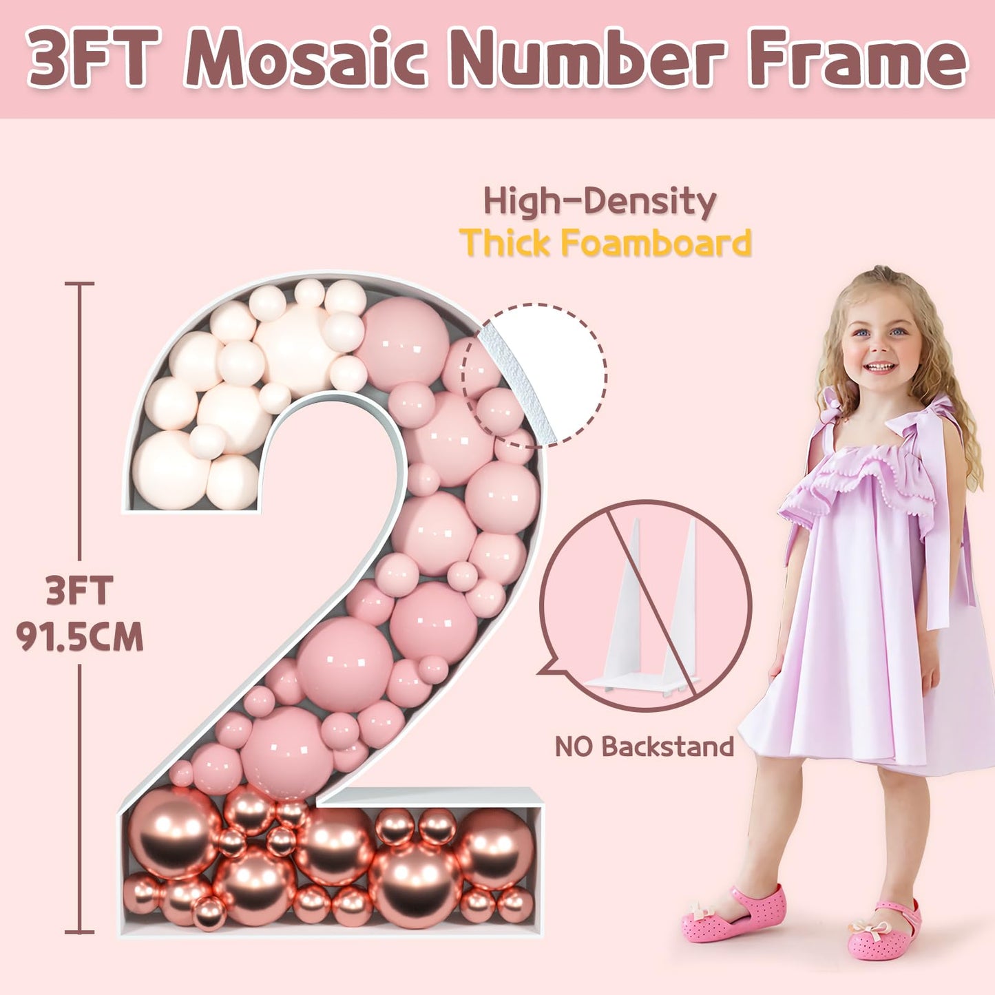 2 Mosaic Frame Numbers 3FT