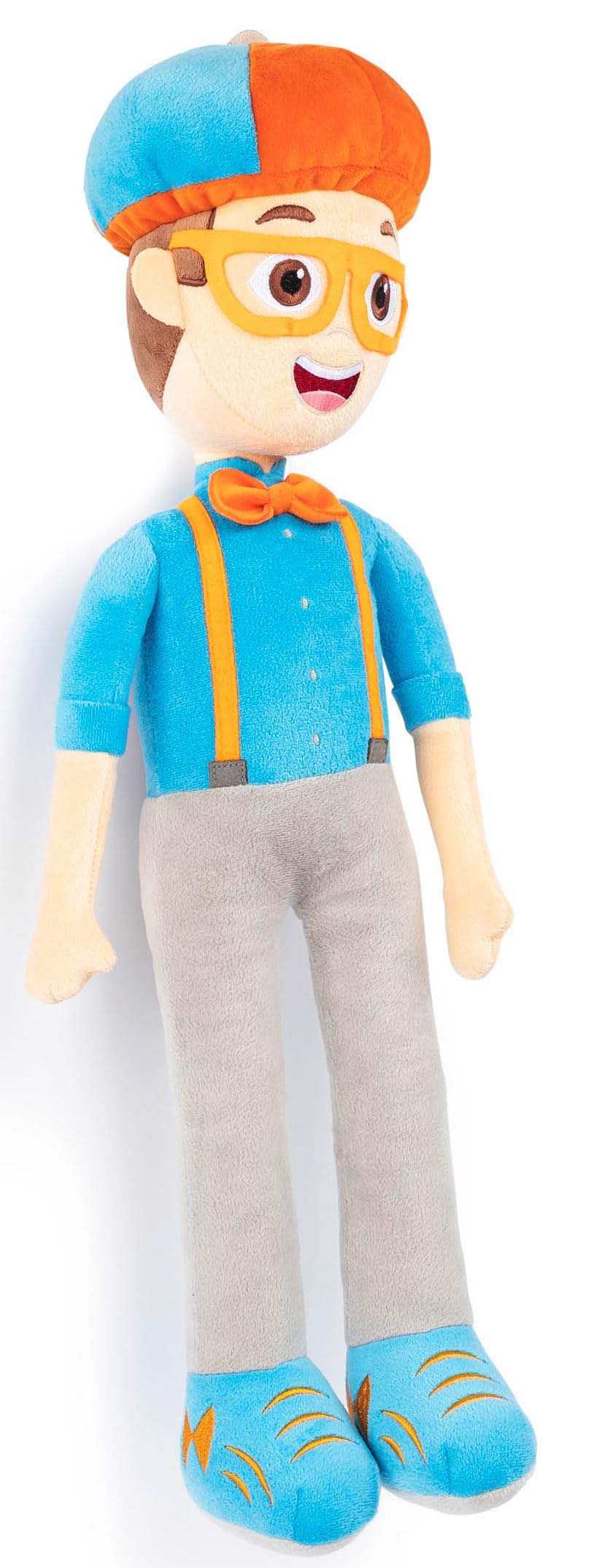 Blippi Plush Pillow Buddy - Super Soft Kids Character Pillow - Polyester Microfiber, 24 Inches