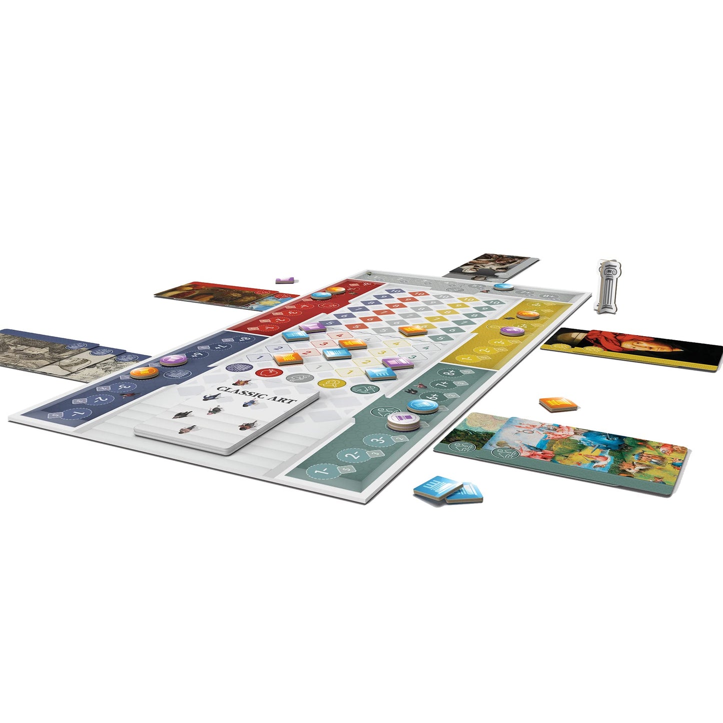 CMON Classic Art Board Game | Art Collection Strategy Game | A Competitive Game of Prediction | Great for Game Night with Adults | Ages 14+ | 2-5 Players | Average Playtime 30 Minutes | Made by CMON