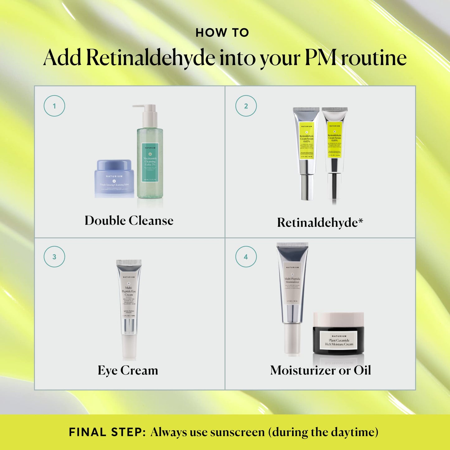 Naturium Retinaldehyde Cream Serum 0.10%, Advanced Anti-Aging & Smoothing Potent Face & Skin Care, 1.7 oz