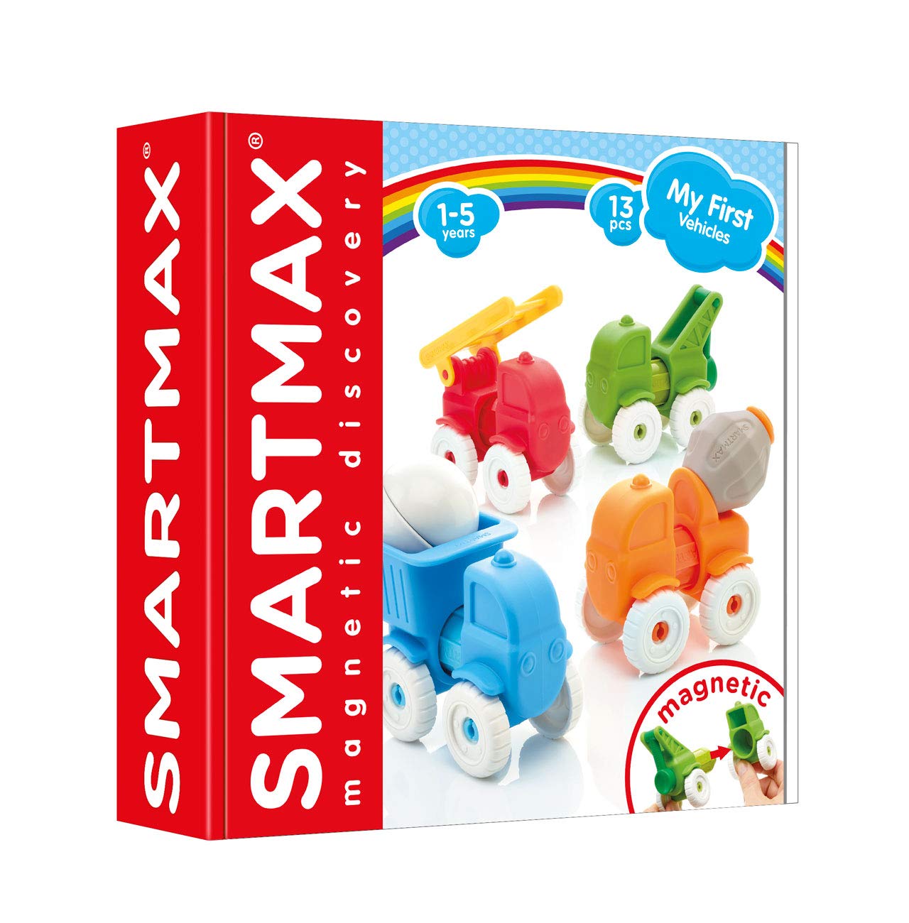 SmartMax My First Vehicles Magnetic Discovery STEM Play Set for Ages 1+
