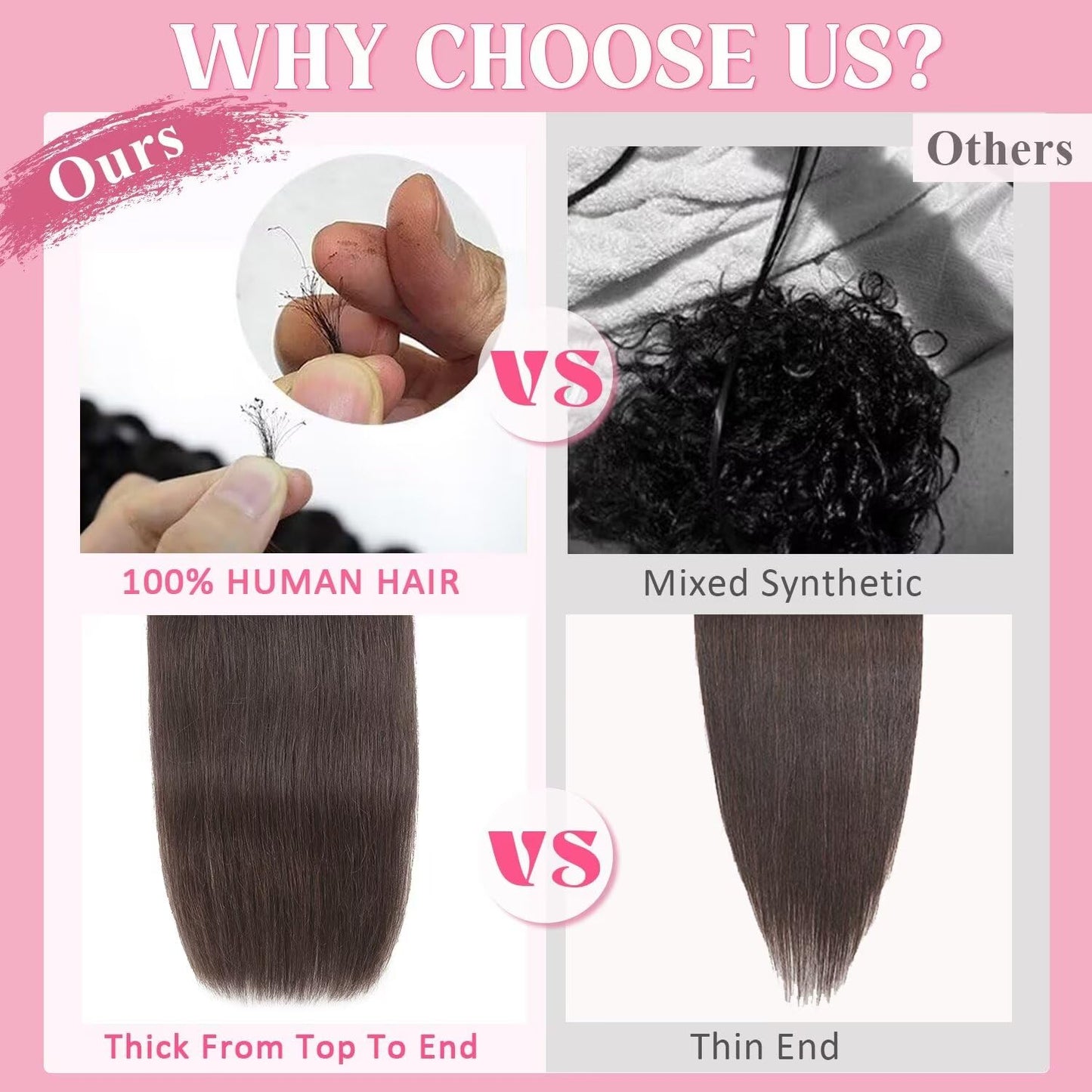 Tebelove Clip in Hair Extensions Real Human Hair 3.6oz/100g Clip ins 100% Brazilian Remy Human Hair Extension for Women 8pcs Per Set with 18 Clips Double Weft (16 Inch #2 Dark Brown)