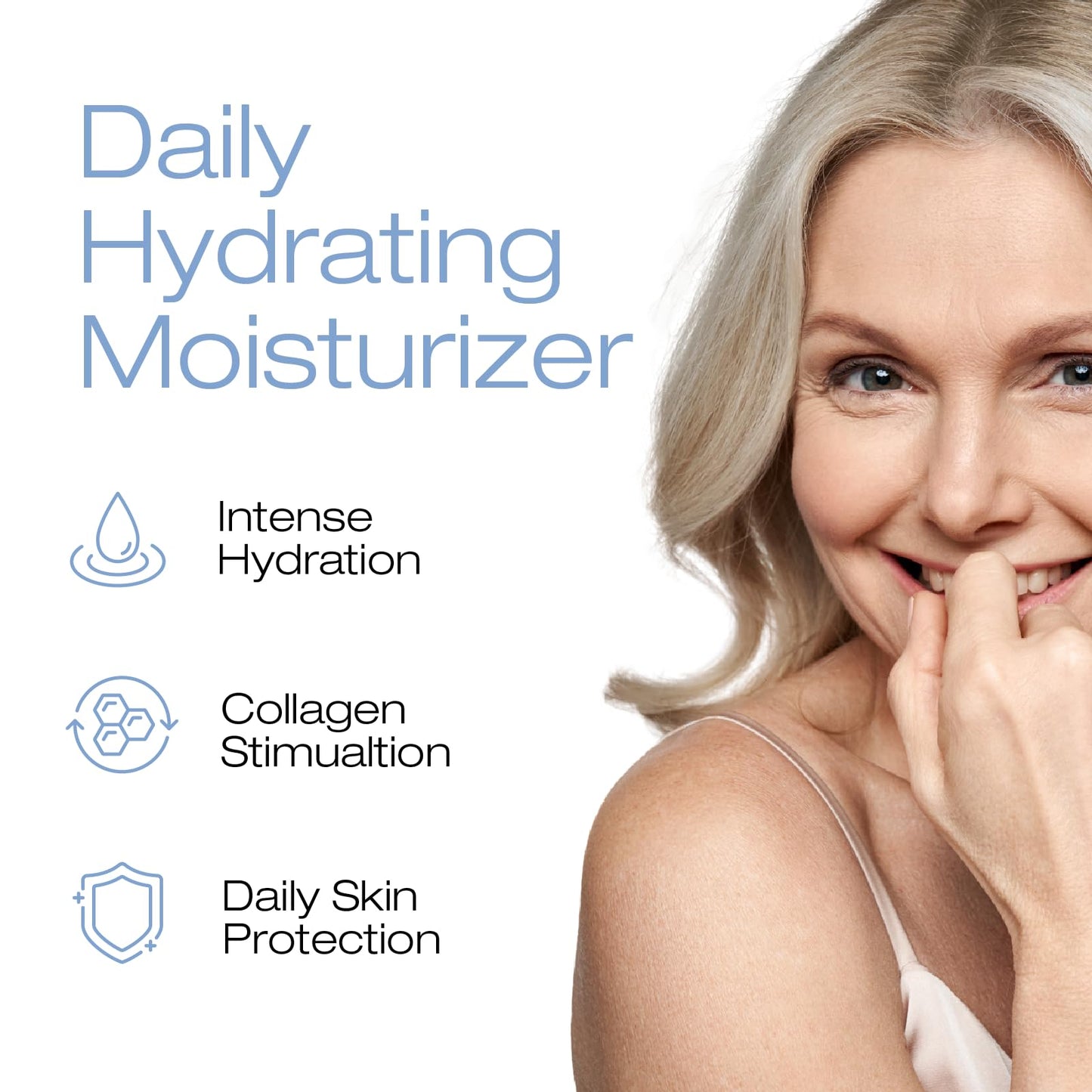 Thibiant Beverly Hills Moisture Perfect Daily Hydrator - Face Moisturizer for Women, Anti aging Face Cream With Vitamin C, Vitamin E & Collagen, Minimize Wrinkles and Fine Lines, Paraben Free (1.7 Oz)