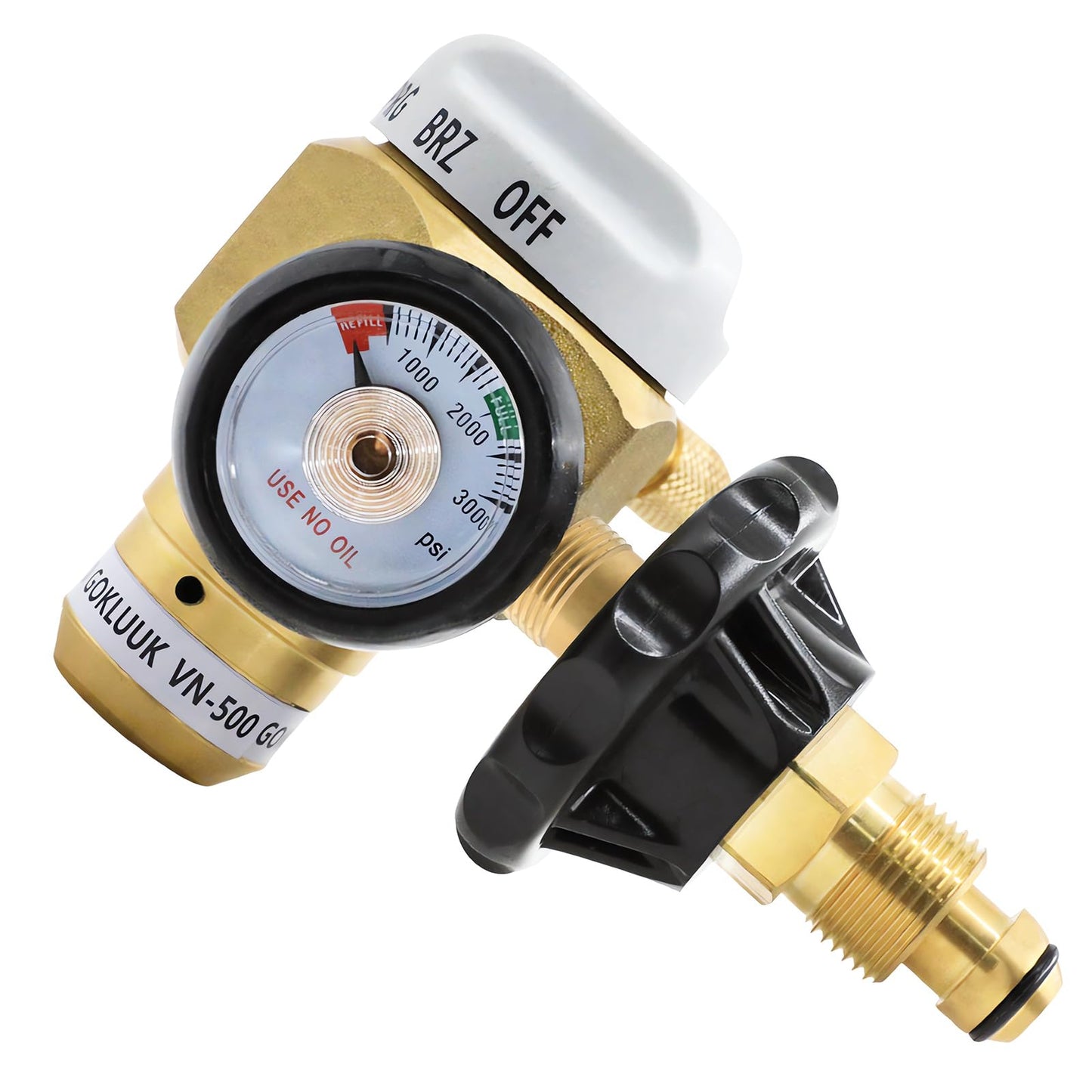 VN-500 Nitrogen Purge Control Valve Regulator And Flow Meter Hybrid Design Nitrogen Purging Regulator w/500psi for leak testing
