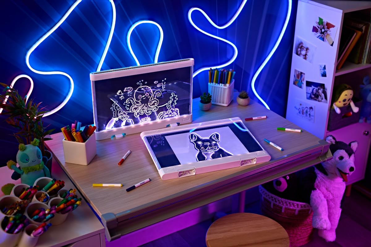 Crayola Ultimate Light Board, Drawing Tablet, Gift for Kids, Age 6, 7, 8, 9