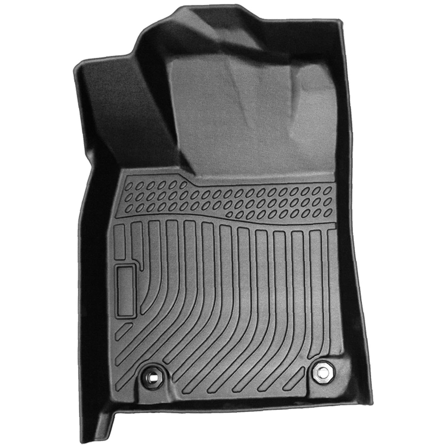 All-Weather TPE Rubber Floor Mats Compatible with 2013 2014 2015 2016 2017 2018 Lexus ES350, Custom Fit Full Car Carpet Liners Set (Black)