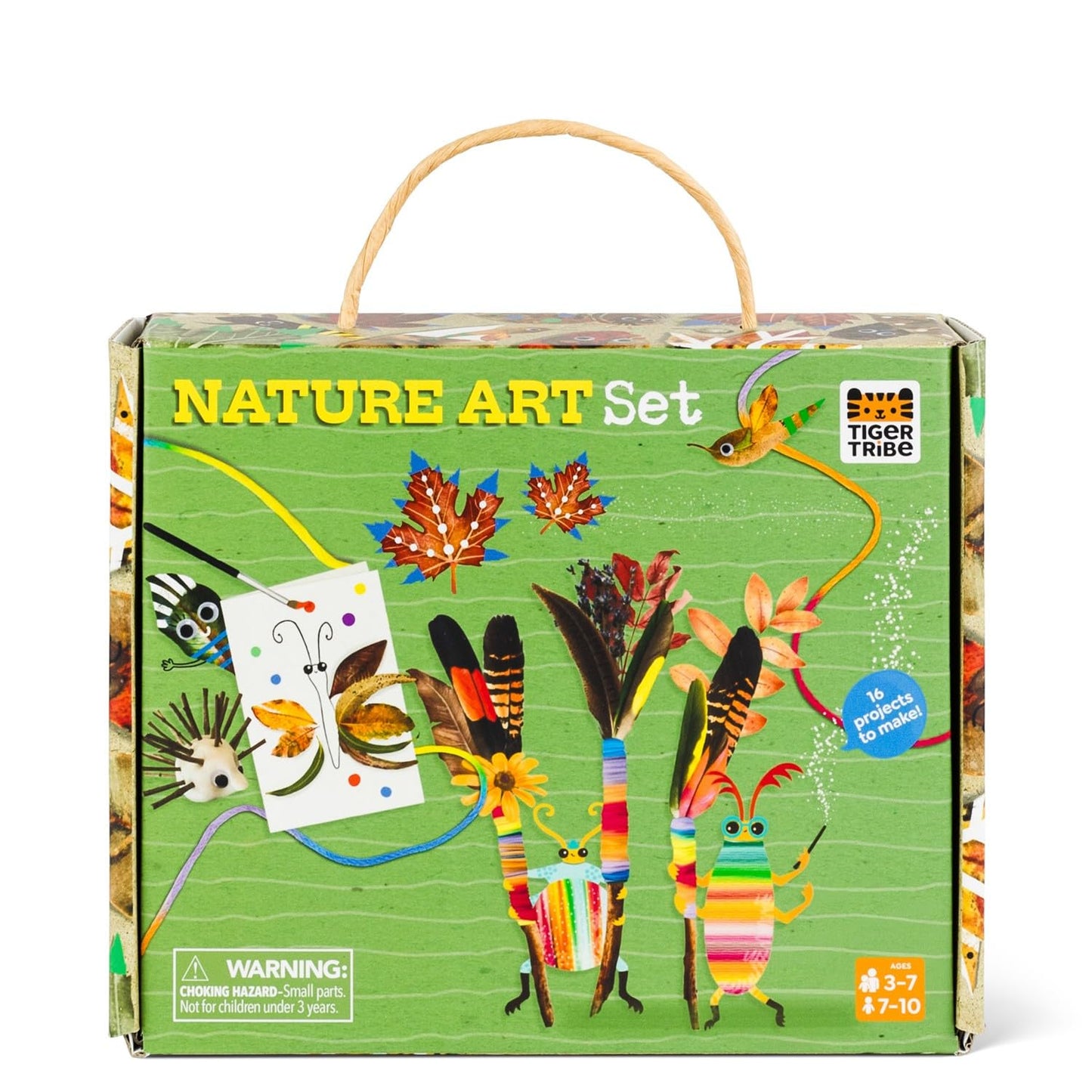Tiger Tribe: Nature Art Set - Turn Natural Found Treasures Into Art Projects, Kids Ages 3+ with Parent, Ages 7+ Independent Craft Time, Activity Set
