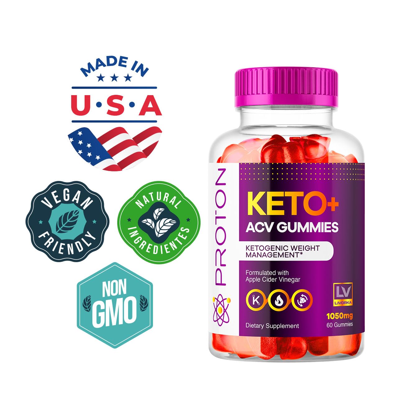 (5 Pack) Proton Keto ACV Gummies Advanced Weight Loss, Proton Keto Plus ACV Gummies 1050MG, Proton Keto, Keto ACV Gummies Advanced Weight Loss Proton, Proton Keto ACV Gummy Reviews, 300 Gummies