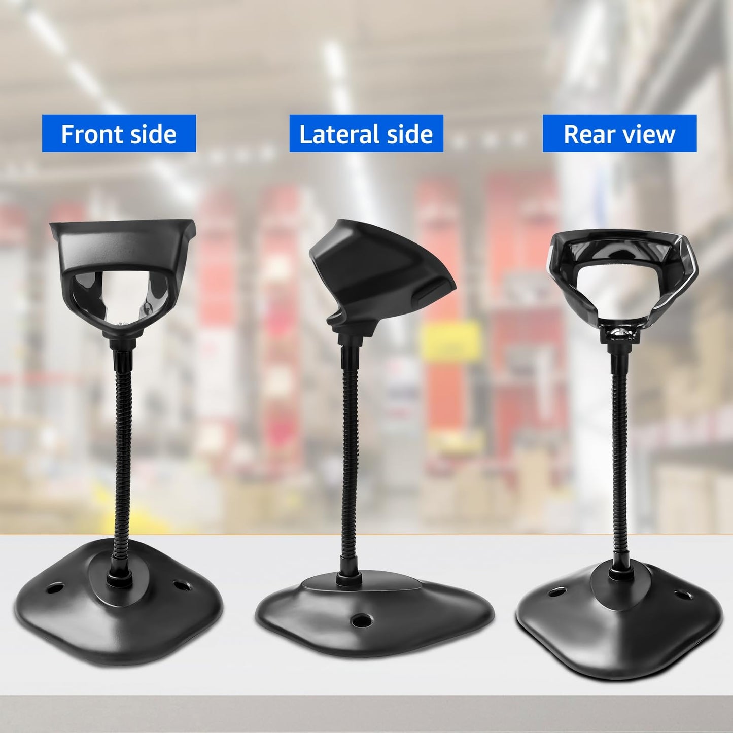 Universal Barcode Scanner Holder [New Version 2026] for Symbol Zebra DS2208 DS2278 DS4308 DS4608 DS8108 DS2208 Stand Holder (1)