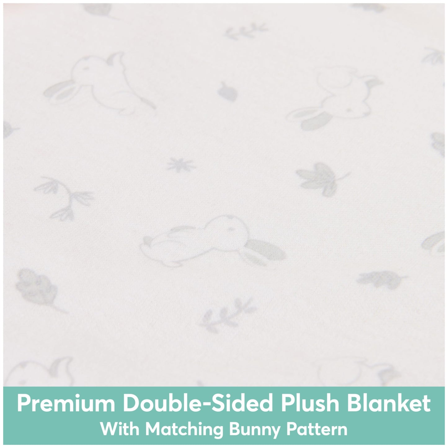 GUND Baby Sustainably Soft Bunny Lovey, Stuffed Animal Plush Blanket Made from 100% Recycled Materials, for Babies and Newborns, Pink/Cream, 10”