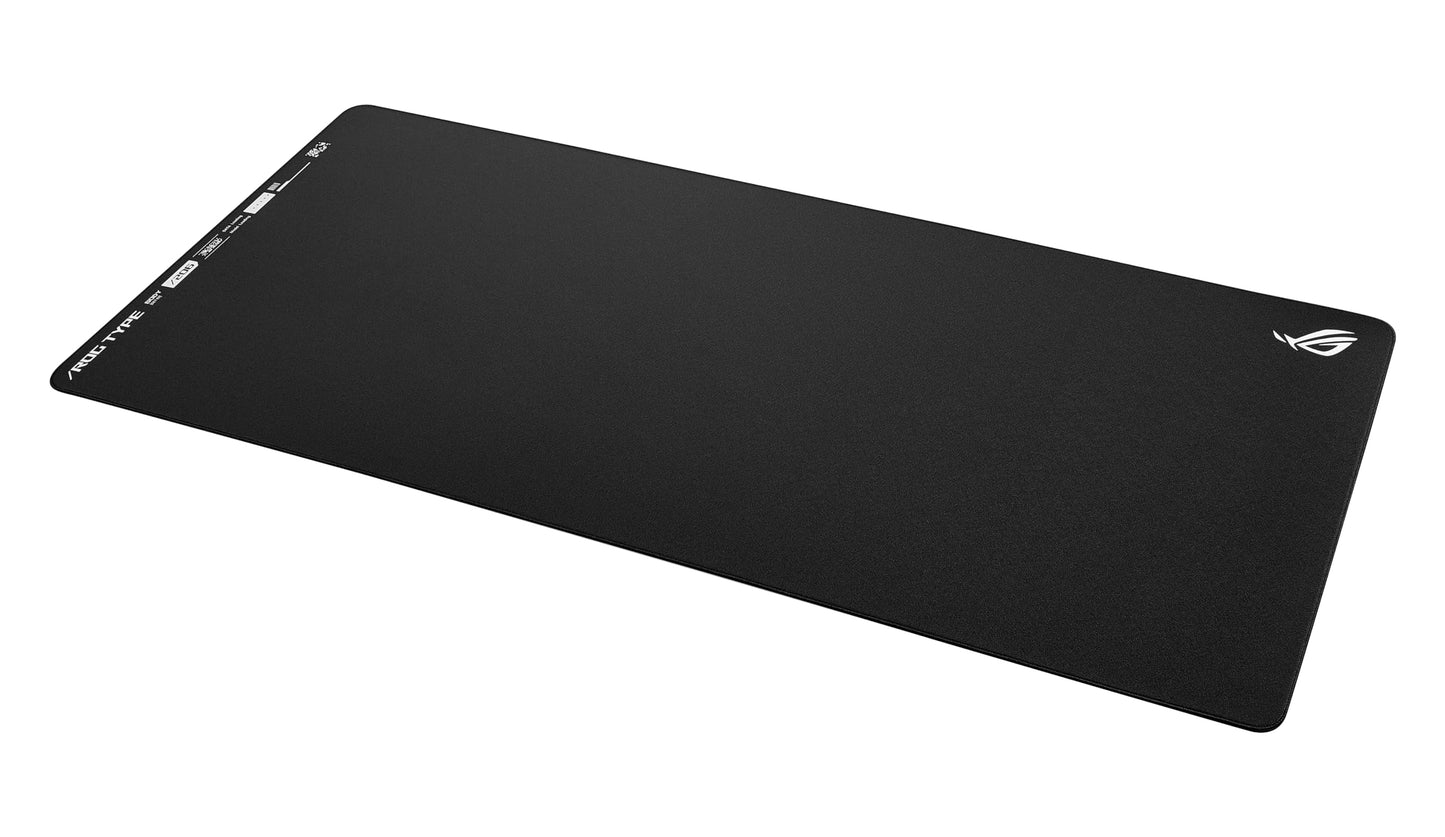 ASUS ROG Hone Ace XXL Gaming Mouse Pad – 35.4” x 15.7", (XXL Size), Extra-Cushioning, Table-Sized for Wide, Smooth Glide and Control, Water/Oil/Dust-Resistant, Extra-Soft Non-Slip Rubber Base - Black
