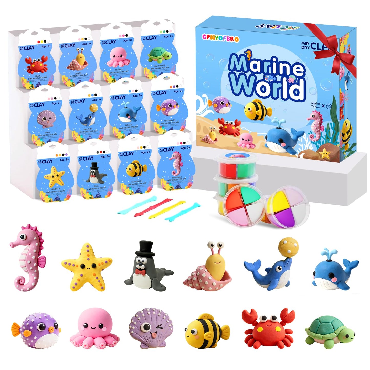Air Dry Clay Kits,Home Party Favors for Boys & Girls