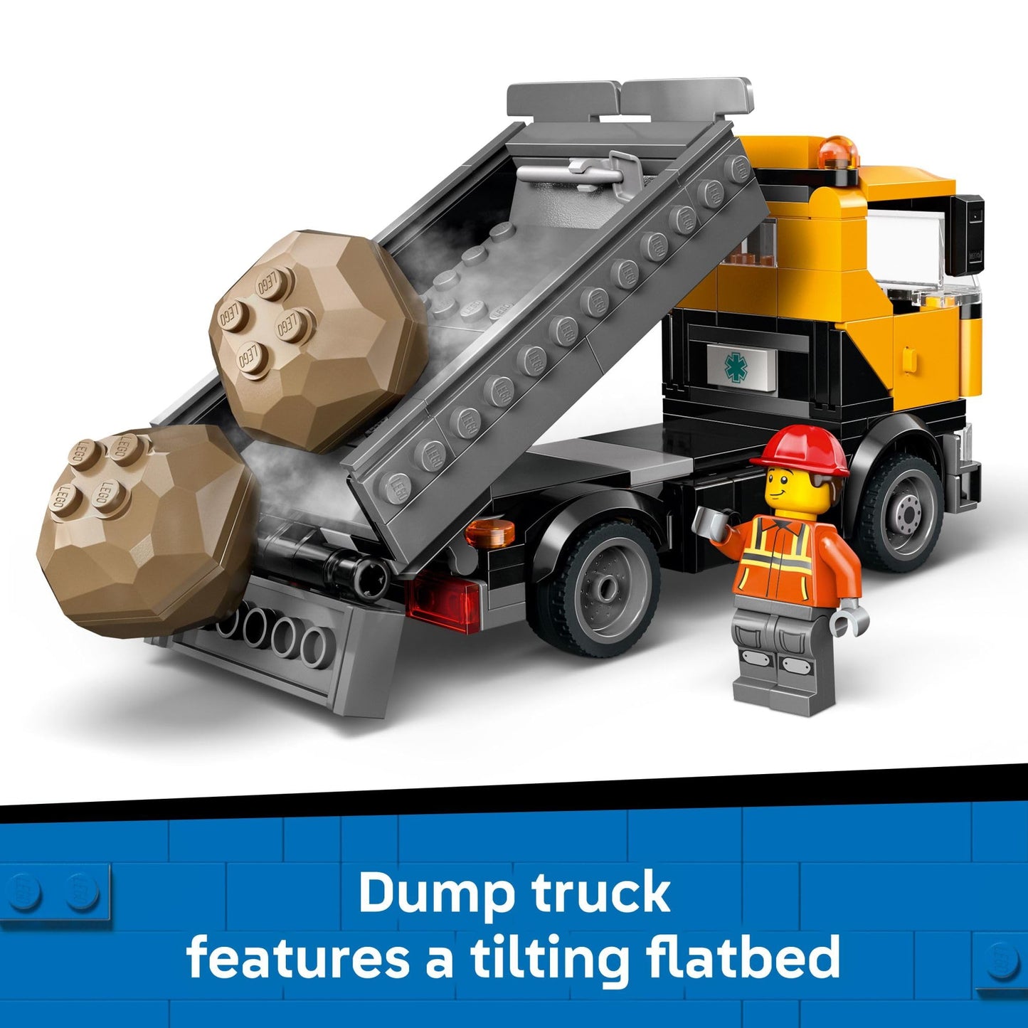 LEGO City Heavy-Duty Recovery Tow Truck with Crane Building Toy - Dump & Tow Truck Toys for Boys & Girls, Ages 8+ - Pretend Play Set for Kids - Gift Idea for Birthdays & Holidays - 60467