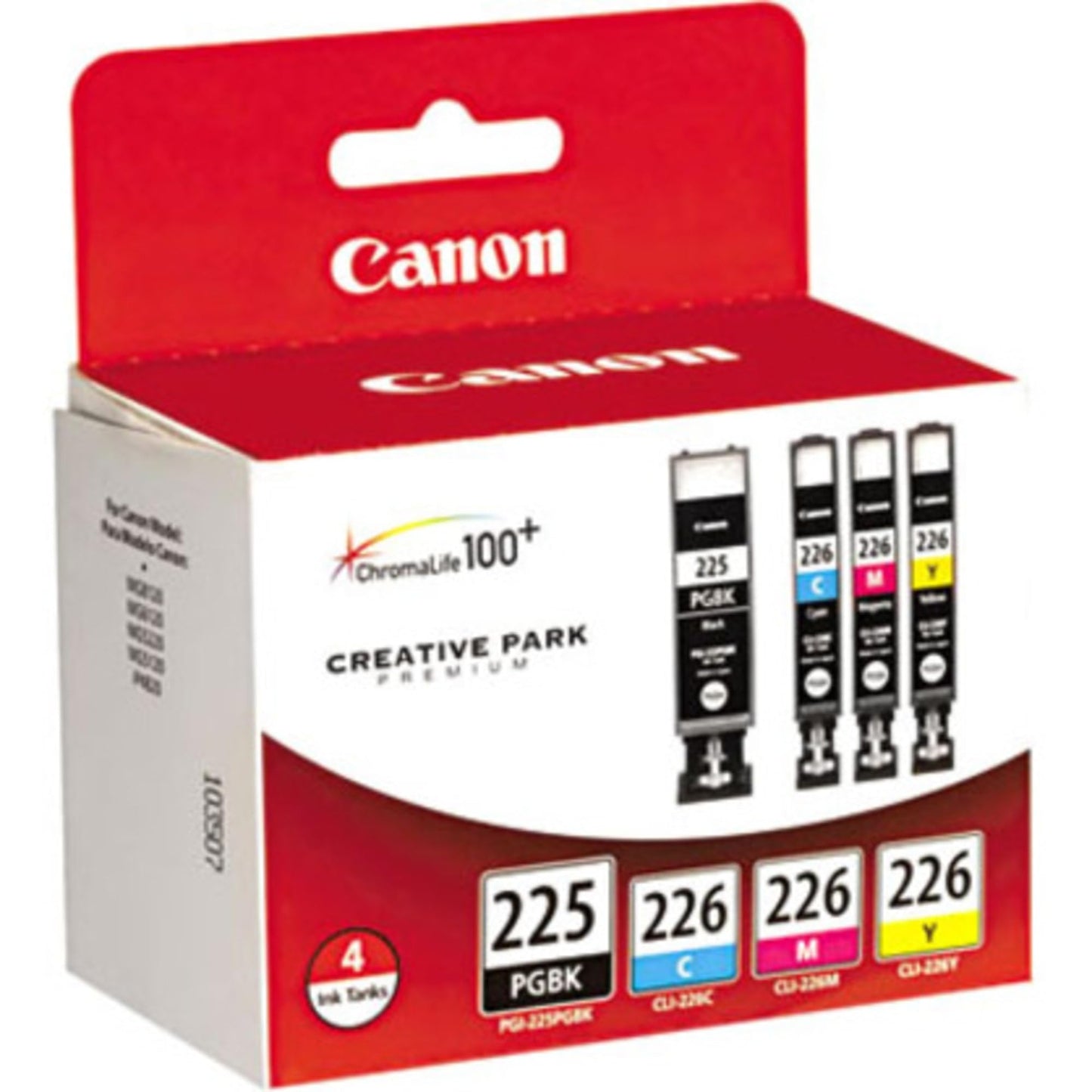 Canon PGI225/CLI226 Genuine Color Multi Pack, Compatible with iP4820, MG5220, MG5120, MG6120, MG8120, MX882, iX6520, iP4920, MG5320, MG6220, MG8220, and MX892 Printers