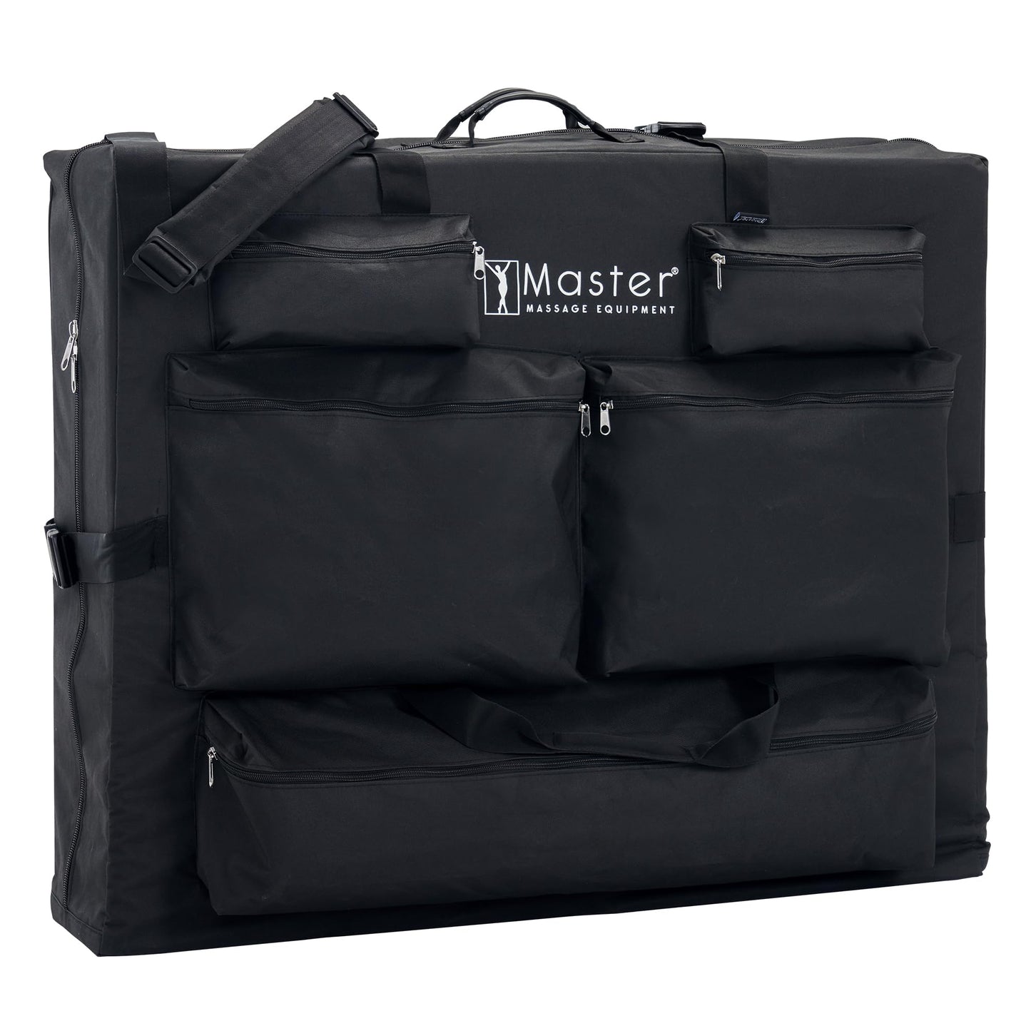 Master Massage Universal Massage Table Carry Case, 5 Pockets Carrying Bag for Massage Table, 25"-32", Black