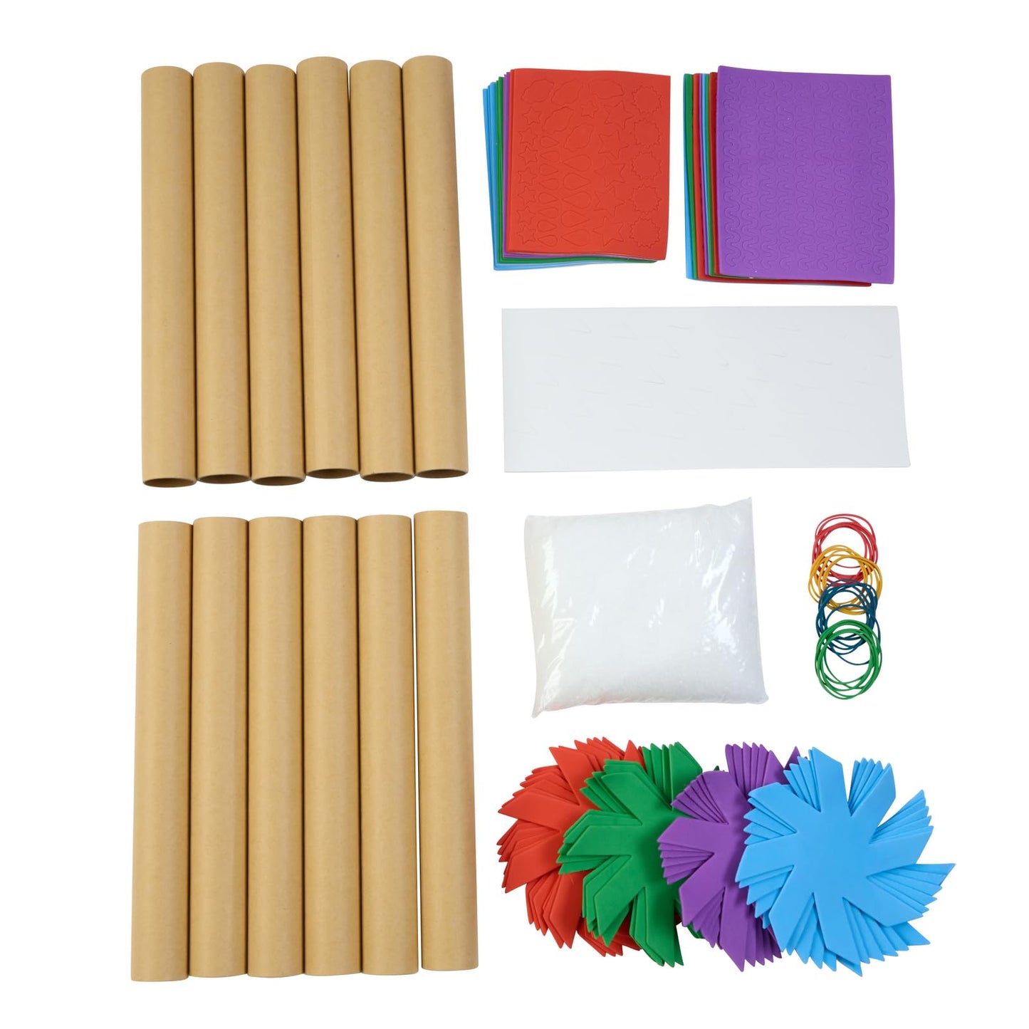 Colorations RAINKIT Rainstick Craft Kit, Kit for 12 (Pack of 12)