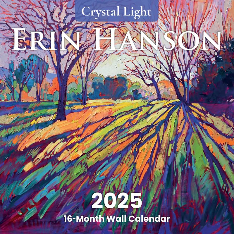2025 Erin Hanson Calendar Bundle Landscapes Fine Art | Large Wall Calendar with Vibrant Impressionism Bundle Paintings | Monthly Calendar for Office 12 x 24” Thick Paper | Art by Erin Hanson