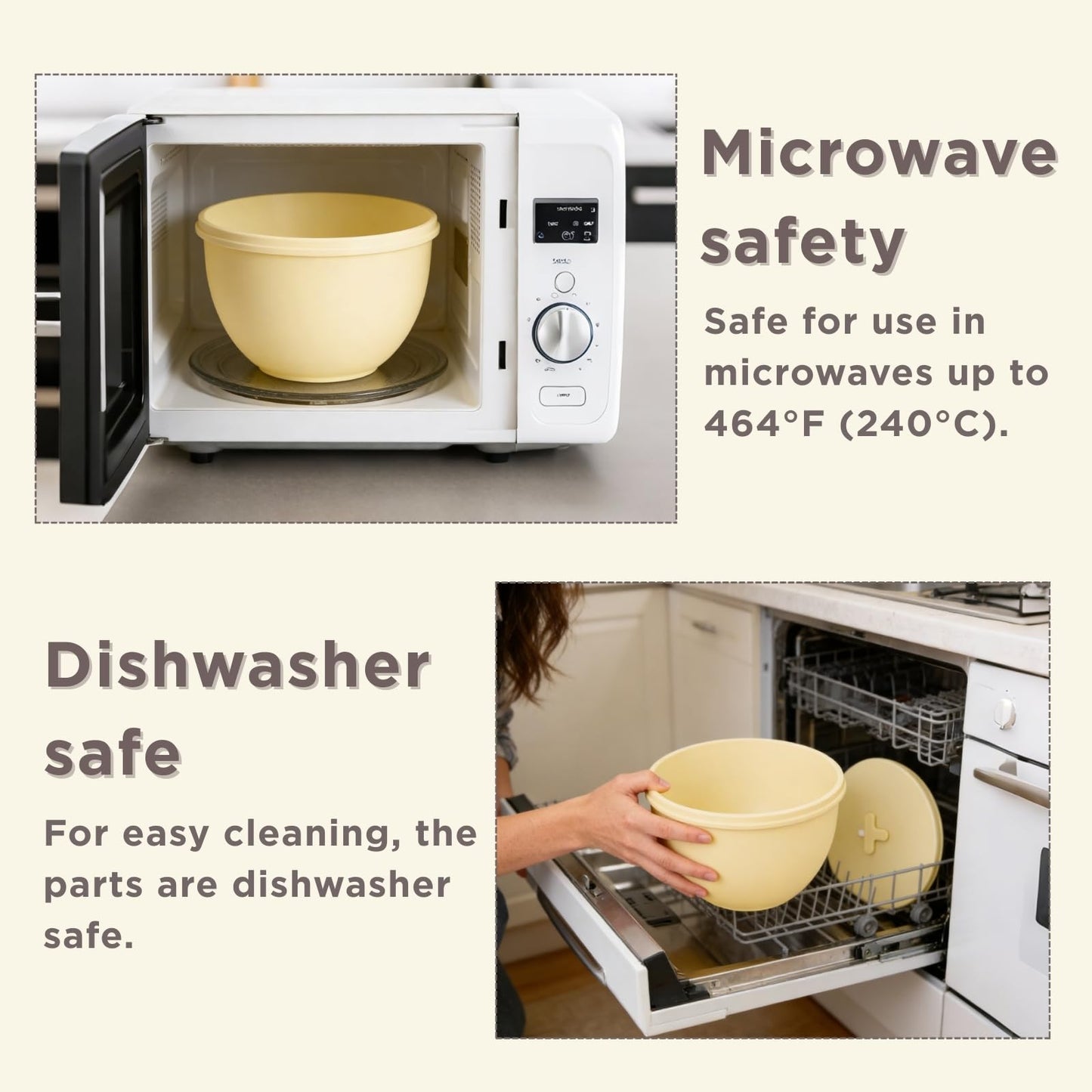 Jorivel 7 Qt 3-Pack Multicolor Silicone Liners with Vented Lids Compatible with KitchenAid Mixer, 2mm Extra-Thick Silicone Bowl Insert for Baking and Cooking, Mixer Parts & Accessories
