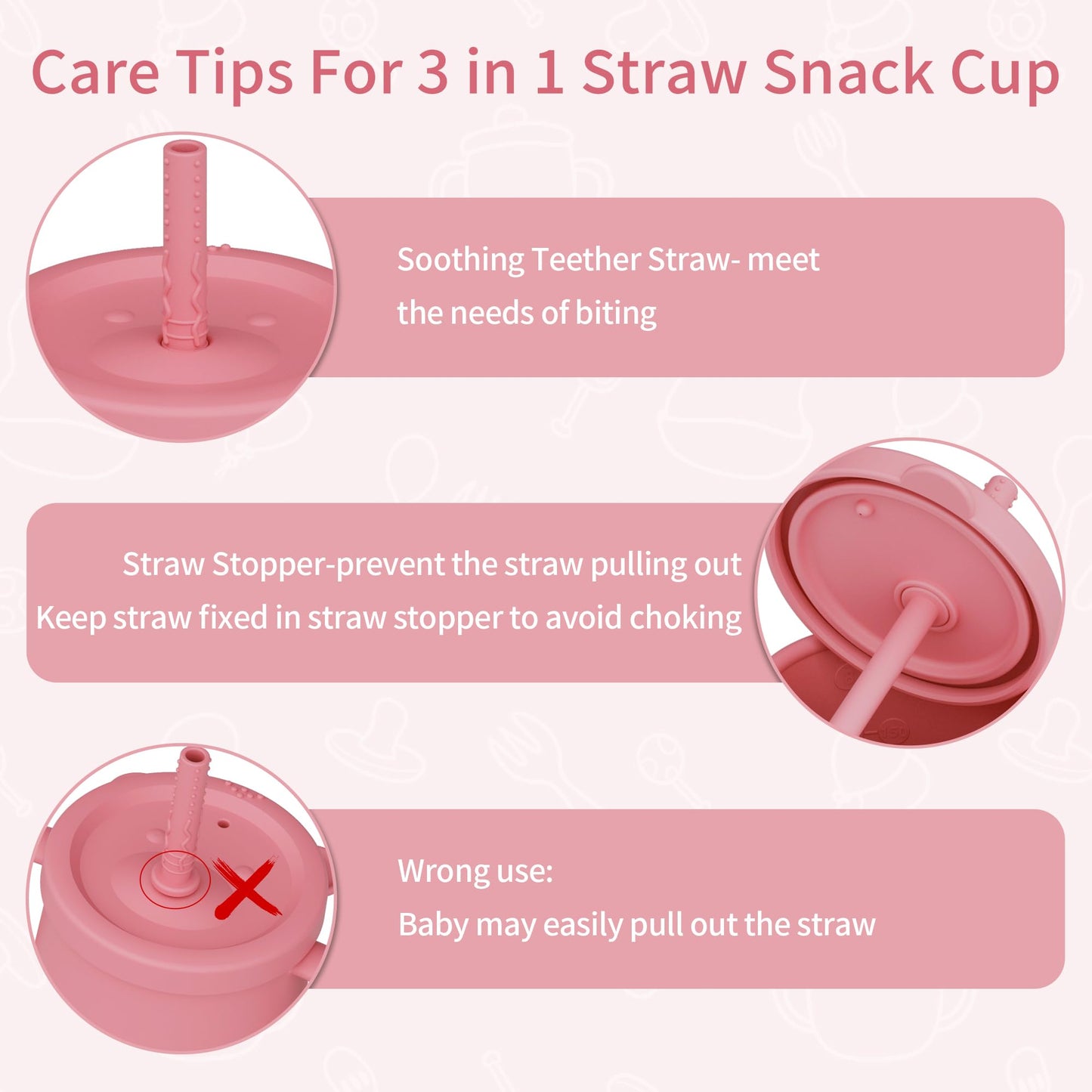 16 Pack Silicone Baby Feeding Set, BPA-Free Baby LED Weaning Supplies, Include Suction Plates, Baby Bowls, Silicone Fork & Spoon, and More, First Stage Baby Food Eating Utensils - 6+ Months(Pink, 16)