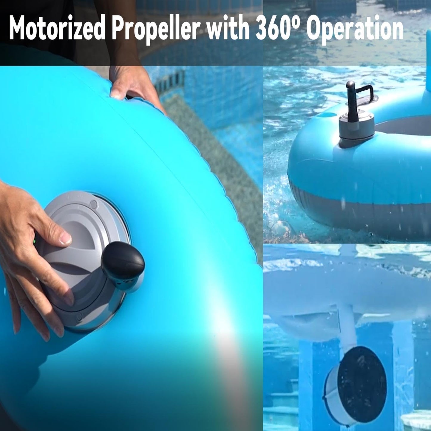 NBJIALIN Inflatable River Tube Float - River Run for Adult Heavy Duty Motorized Tubes Floating with Backrest for Party Summer Water Beach