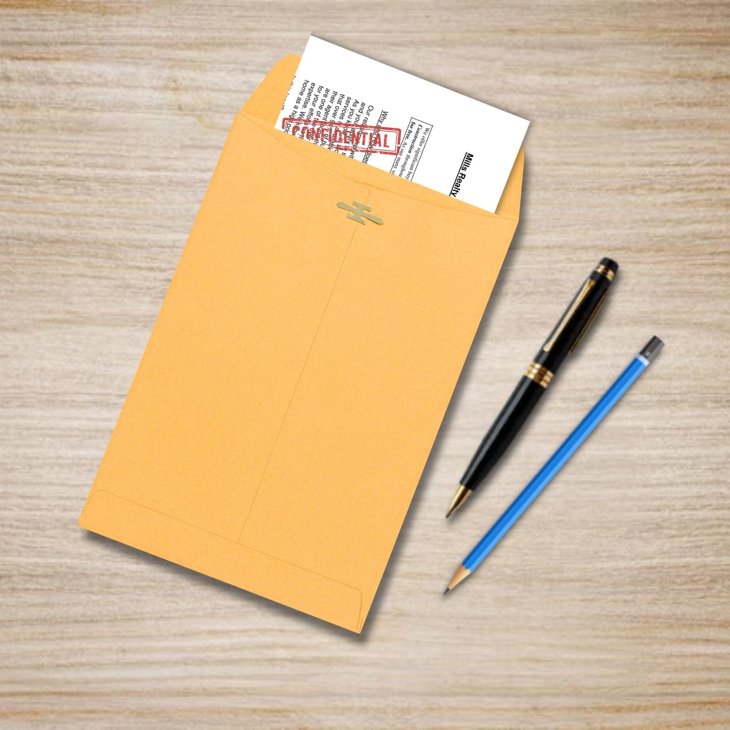6x9 Clasp Envelopes – 500 Pack Brown Kraft Catalog Envelopes with Clasp Closure & Gummed Seal – 28lb Heavyweight Paper Mailing Manila Envelopes for Home, Office, Business, Legal, or School
