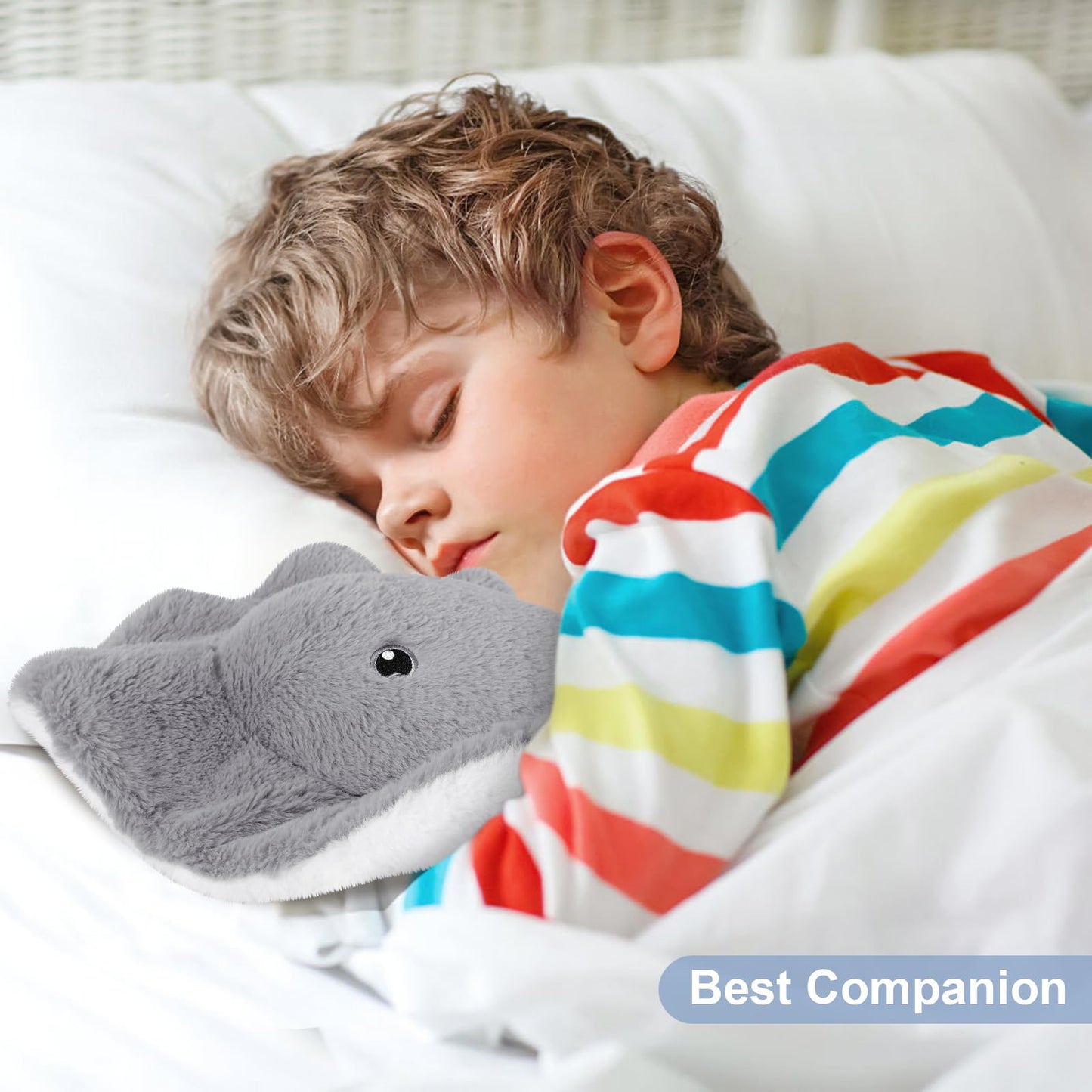 SuzziPals Heatable & Coolable Stingray Stuffed Animal Plush Toy