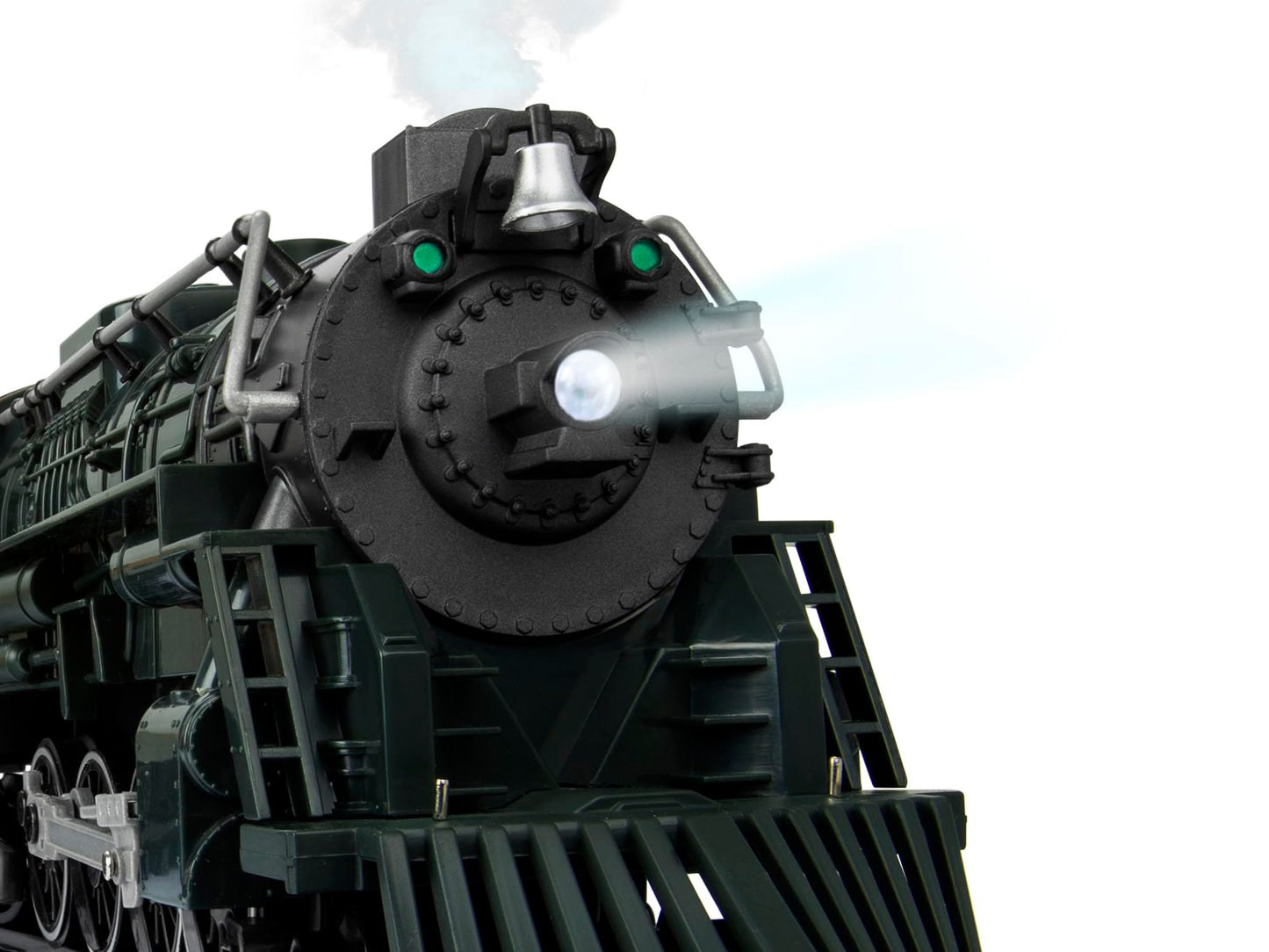 Lionel Battery-Operated Pennsylvania Flyer Freight Toy Train Set with Bluetooth, Locomotive, Train Cars, & Track with Authentic Train Sounds, Lights, & Water Vapor Smoke Effects for Kids 4+