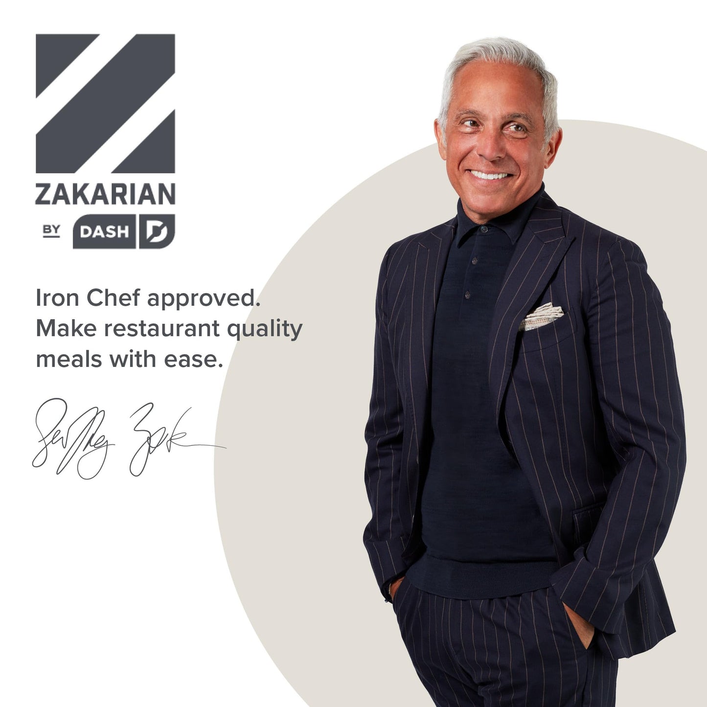Zakarian by Dash Safe Slice® Mandoline - Features Thickness Adjuster, Stainless Steel Blades, and Foldable, Easy-To-Store Design - Zakarian Blue