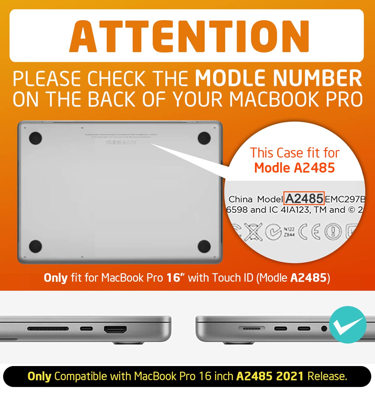 SUPCASE for MacBook Pro 16 Inch Case with Stand 2024-2021 (Unicorn Beetle Pro), M4/M3/M2/M1 Pro/Max A3403 A3186 A2991 A2780 A2485 Heavy Duty Hard Shell Protective Cover for MacBook Pro 16", Black