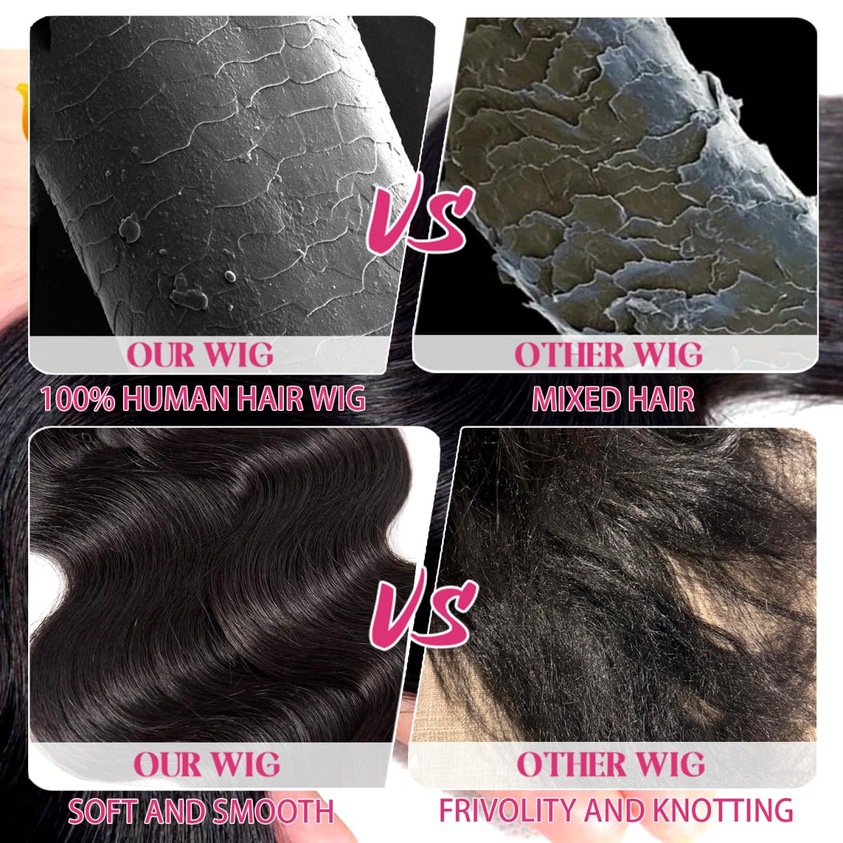 Smabuity 28 Inch 13x6 Body Wave Lace Front Wigs Human Hair Pre Plucked HD Transparent Lace Frontal Wigs Human Hair 180% Density Glueless Wig 100 Percent Virgin Human Hair with Baby Hair for Women
