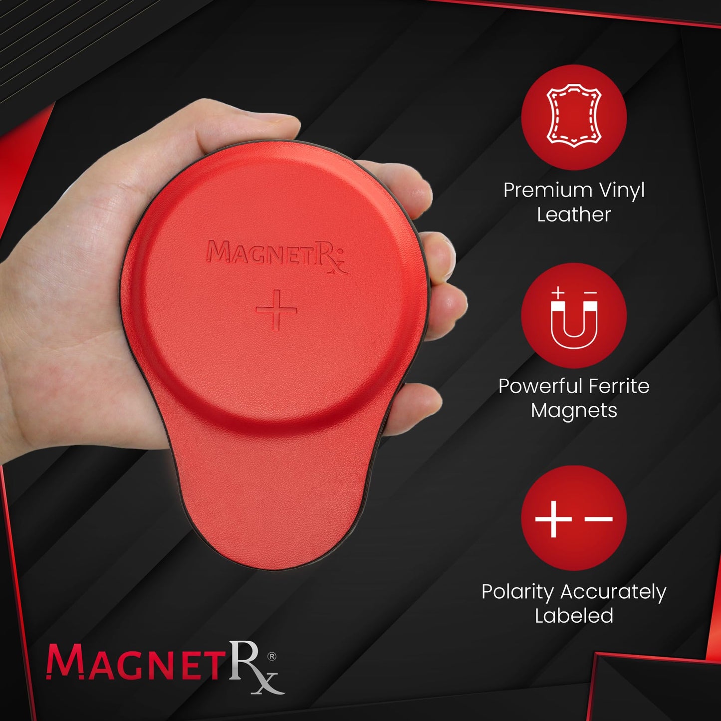MagnetRX® Biomagnetic Magnets Kit – Imanes para Biomagnetismo Médico – Dr Goiz Magnets for Biomagnetism Bio Magnet Pair – 5200 Gauss Large Round Magnet (6 Units)