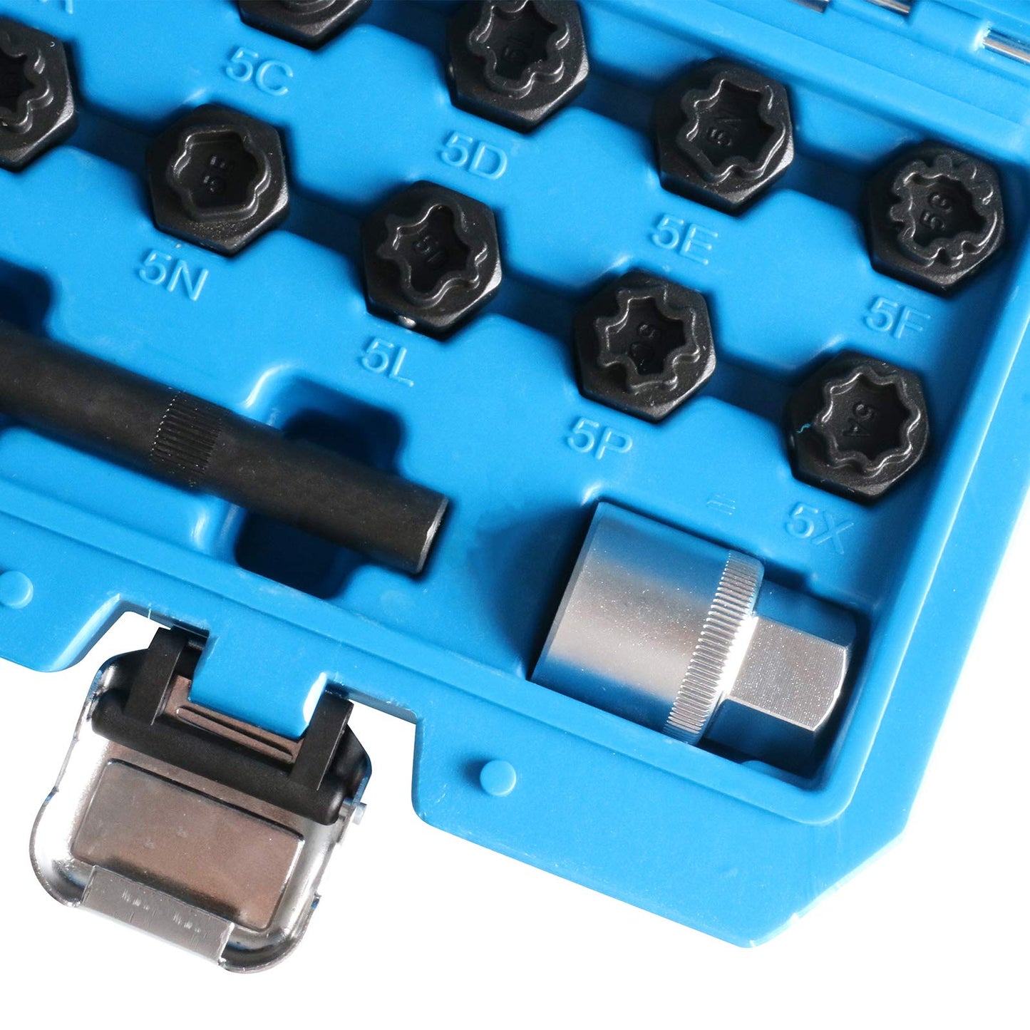 12 PCS Wheel Lock Key Set Compatible with Mercedes Benz, Wheel Lock Lug Nut Removal Kit for Mercedes Benz