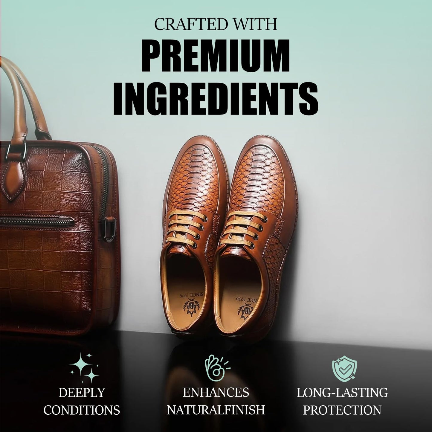 LUXGROVE® Leather & Furniture Repair Salve & Brush Set, Leather Cleaner and Conditioner for Furniture - UV Protectants Help Prevent Cracking or Fading, Wood, and Vinyl Conditioner - 8oz