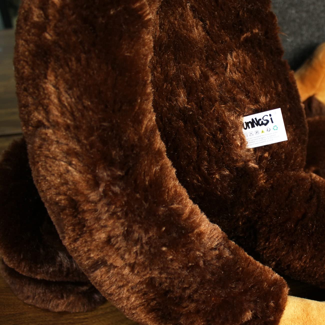 YunNasi Large Stuffed Monkey Giant Monkey Stuffed Animal Big Gorilla Plush Toy for Kids and Girlfriends (43.3 Inches)