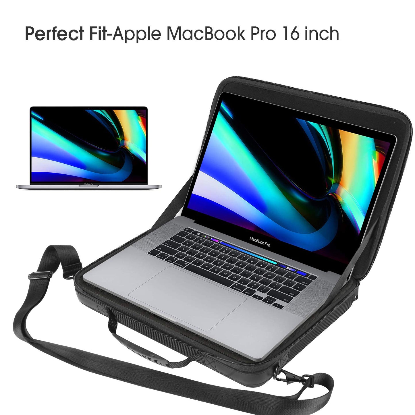 Smatree Laptop Hard Carrying Case for 16.2inch MacBook Pro M4 2024/2023/2021,11 inch iPad Pro M5 2025/iPad A16 2025/iPadAir M3 2025/iPadAir M2 2024/iPadPro M4 2024(No Key Board),16inch MacBookPro 2019
